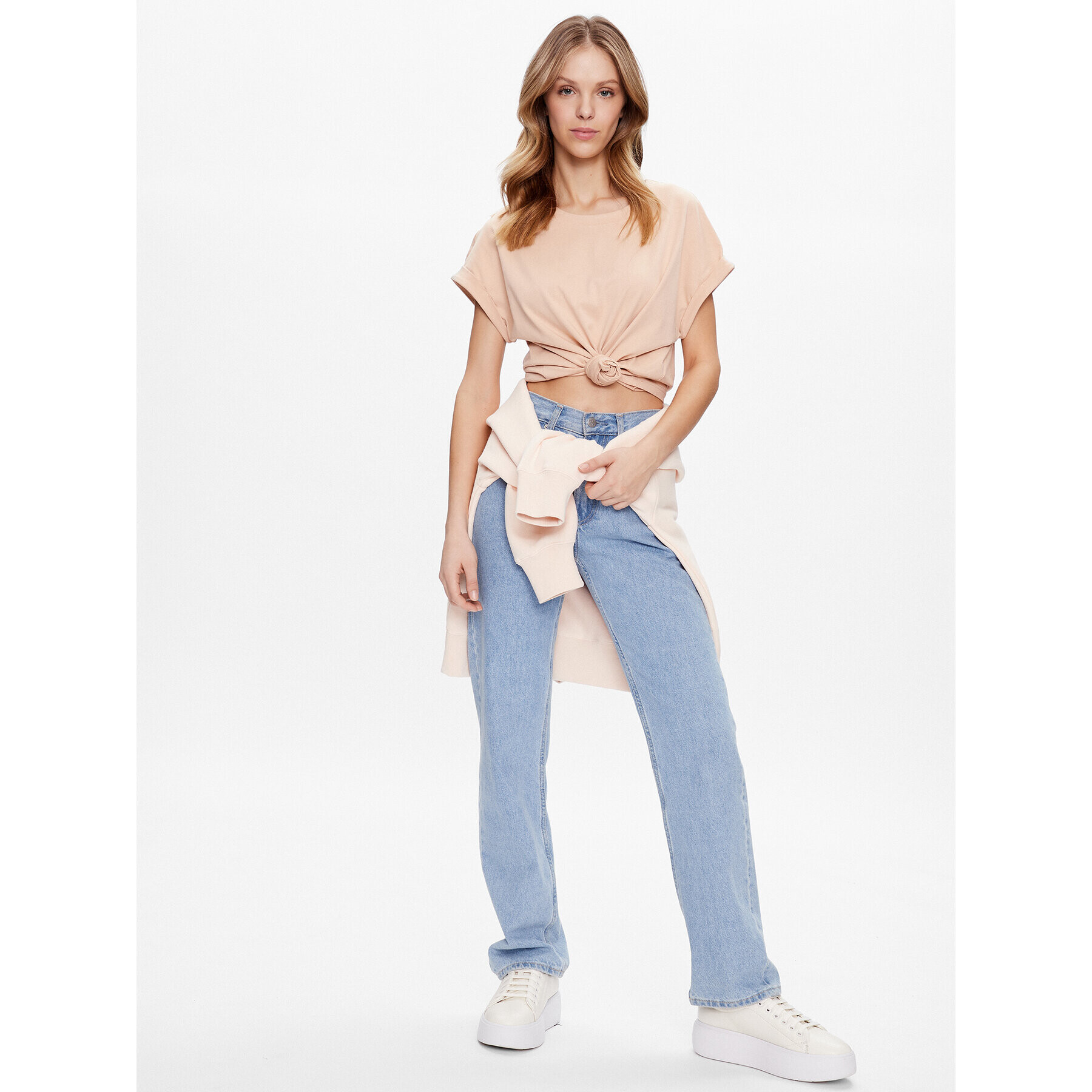 Outhorn Тишърт TTSHF426 Бежов Regular Fit - Pepit.bg
