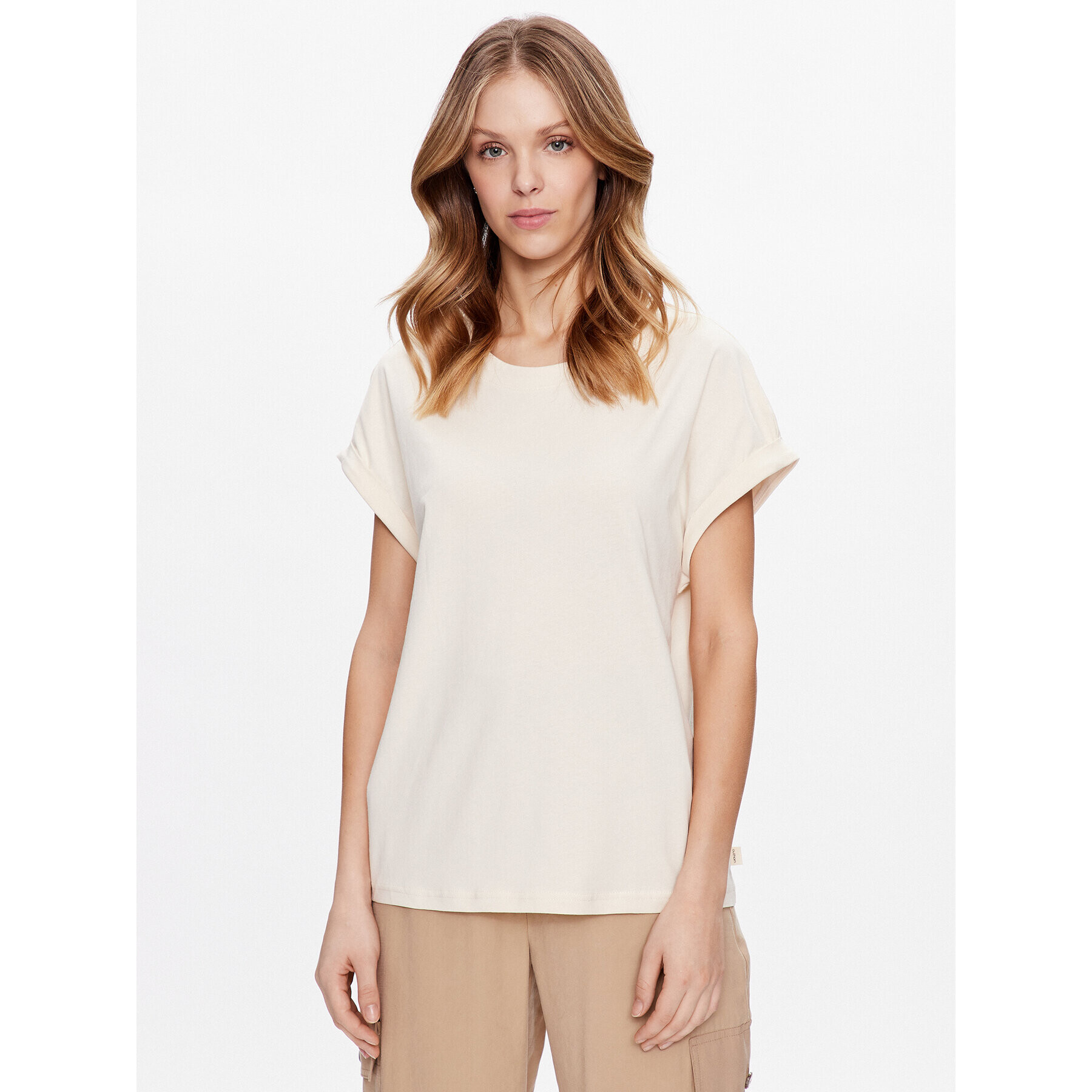 Outhorn Тишърт TTSHF426 Екрю Regular Fit - Pepit.bg