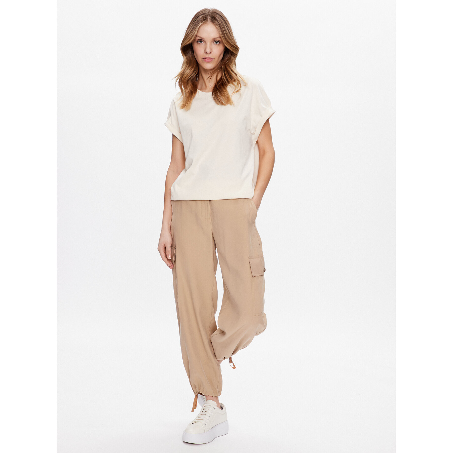 Outhorn Тишърт TTSHF426 Екрю Regular Fit - Pepit.bg