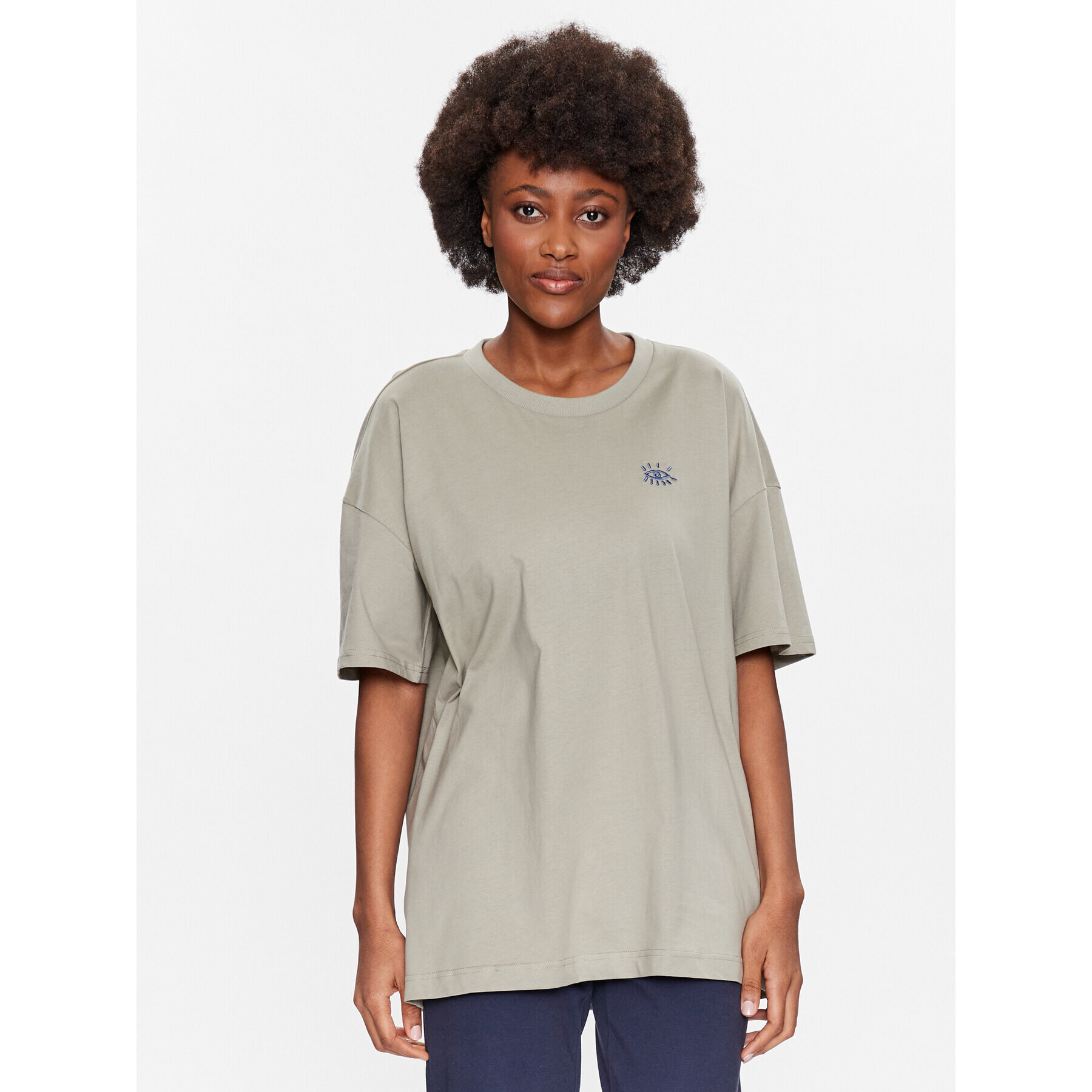 Outhorn Тишърт TTSHF436 Зелен Relaxed Fit - Pepit.bg