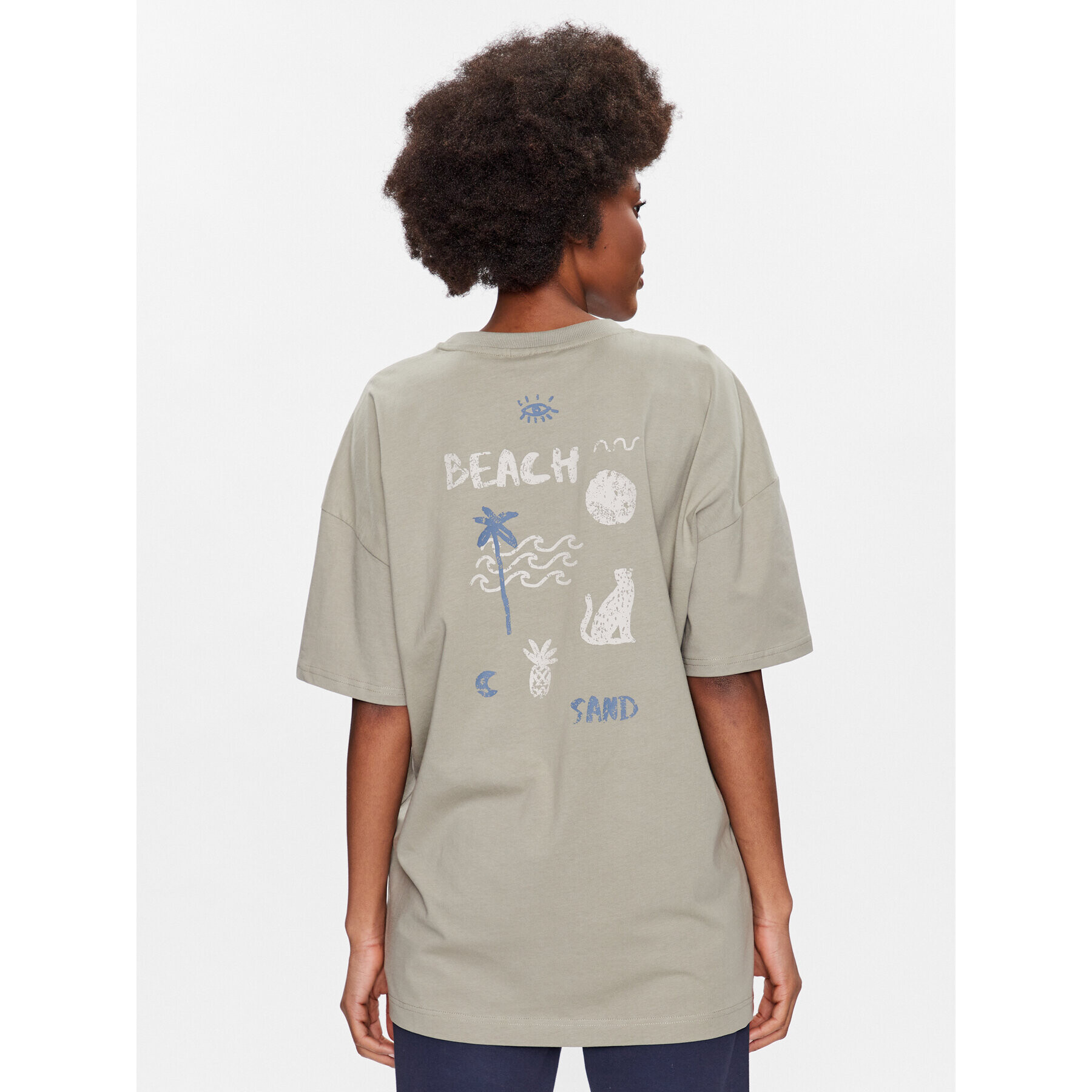 Outhorn Тишърт TTSHF436 Зелен Relaxed Fit - Pepit.bg