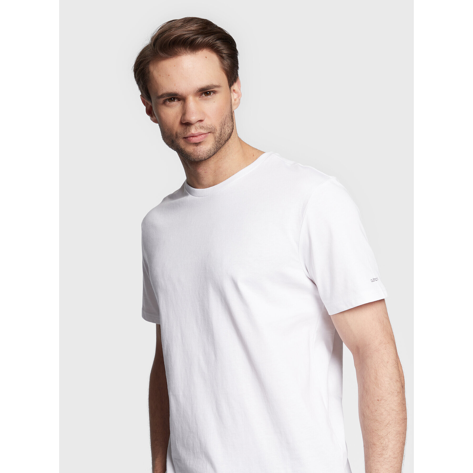 Outhorn Тишърт TTSHM058 Бял Regular Fit - Pepit.bg