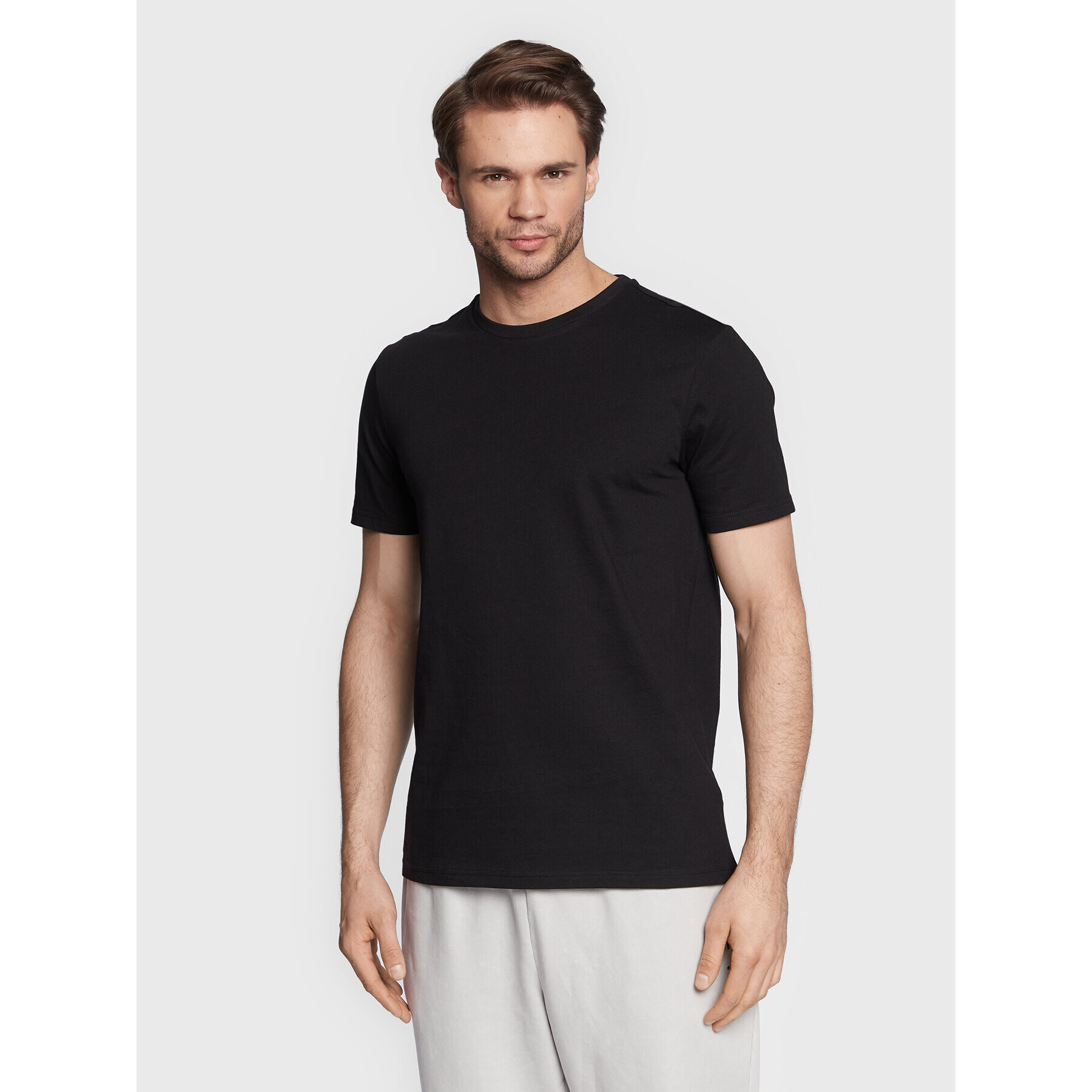 Outhorn Тишърт TTSHM058 Черен Regular Fit - Pepit.bg
