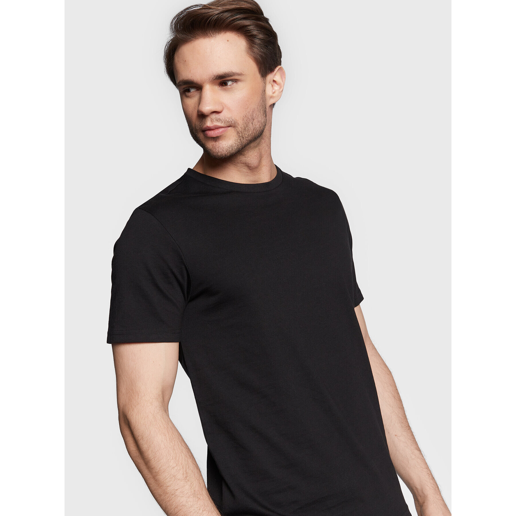 Outhorn Тишърт TTSHM058 Черен Regular Fit - Pepit.bg