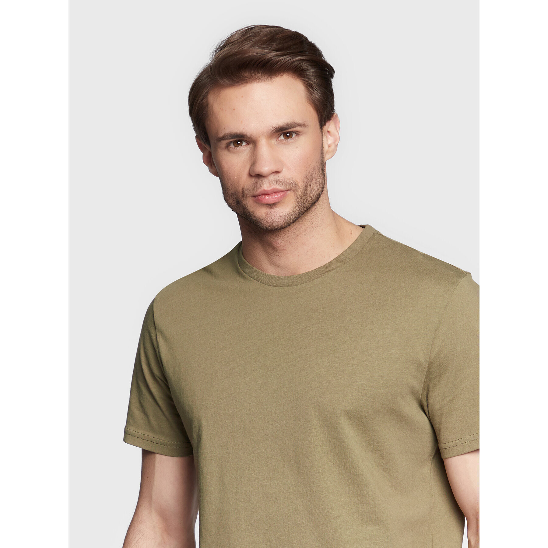 Outhorn Тишърт TTSHM058 Каки Regular Fit - Pepit.bg