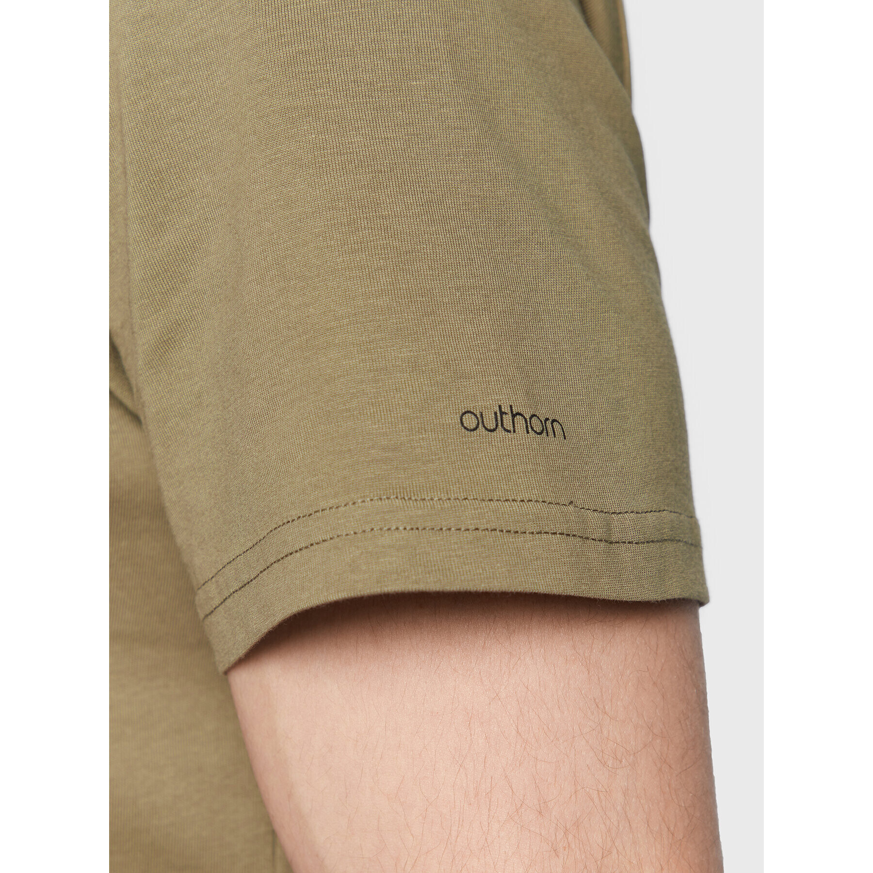 Outhorn Тишърт TTSHM058 Каки Regular Fit - Pepit.bg