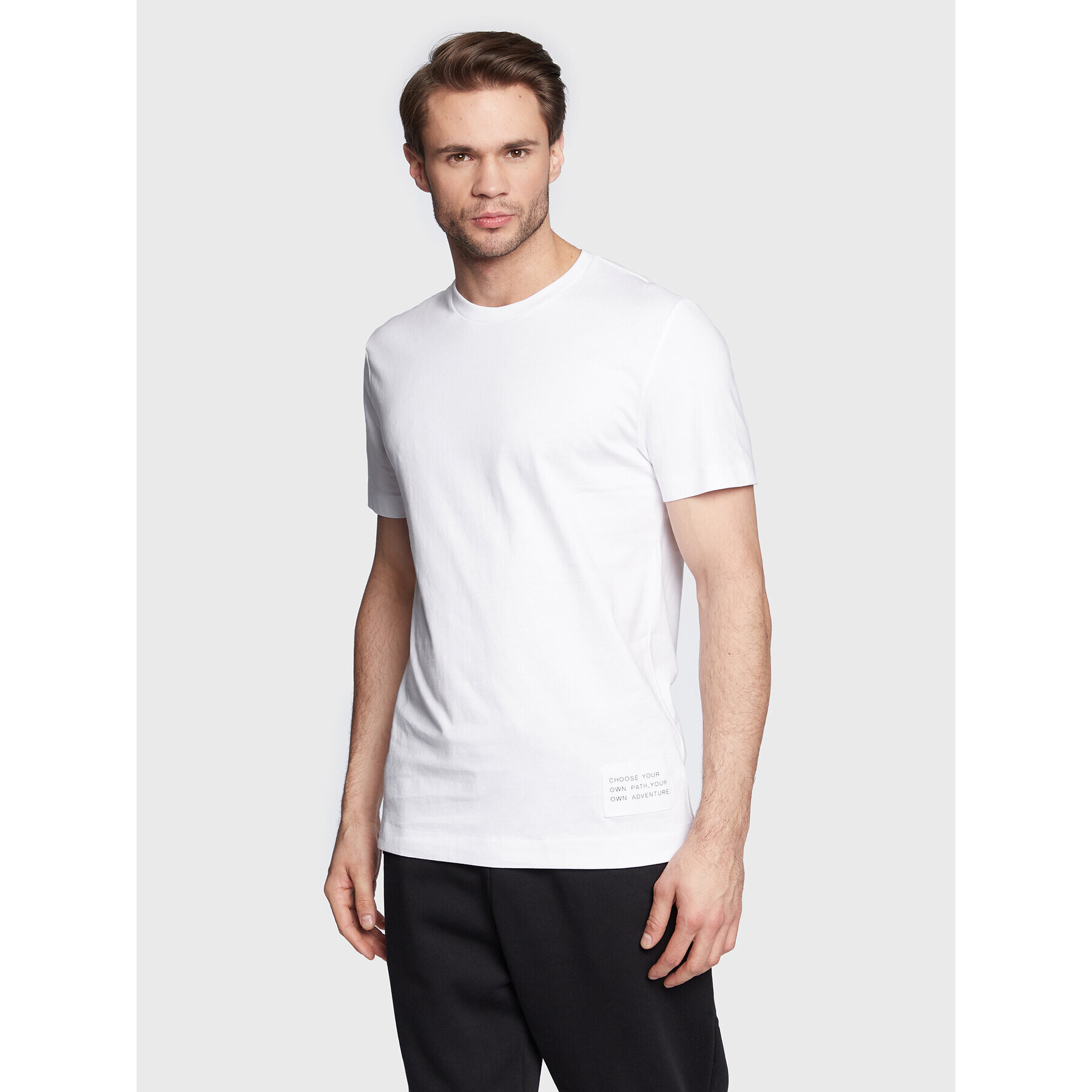 Outhorn Тишърт TTSHM108 Бял Regular Fit - Pepit.bg
