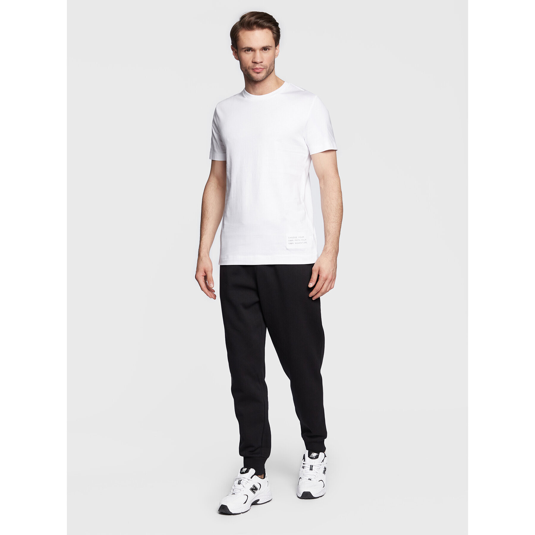 Outhorn Тишърт TTSHM108 Бял Regular Fit - Pepit.bg