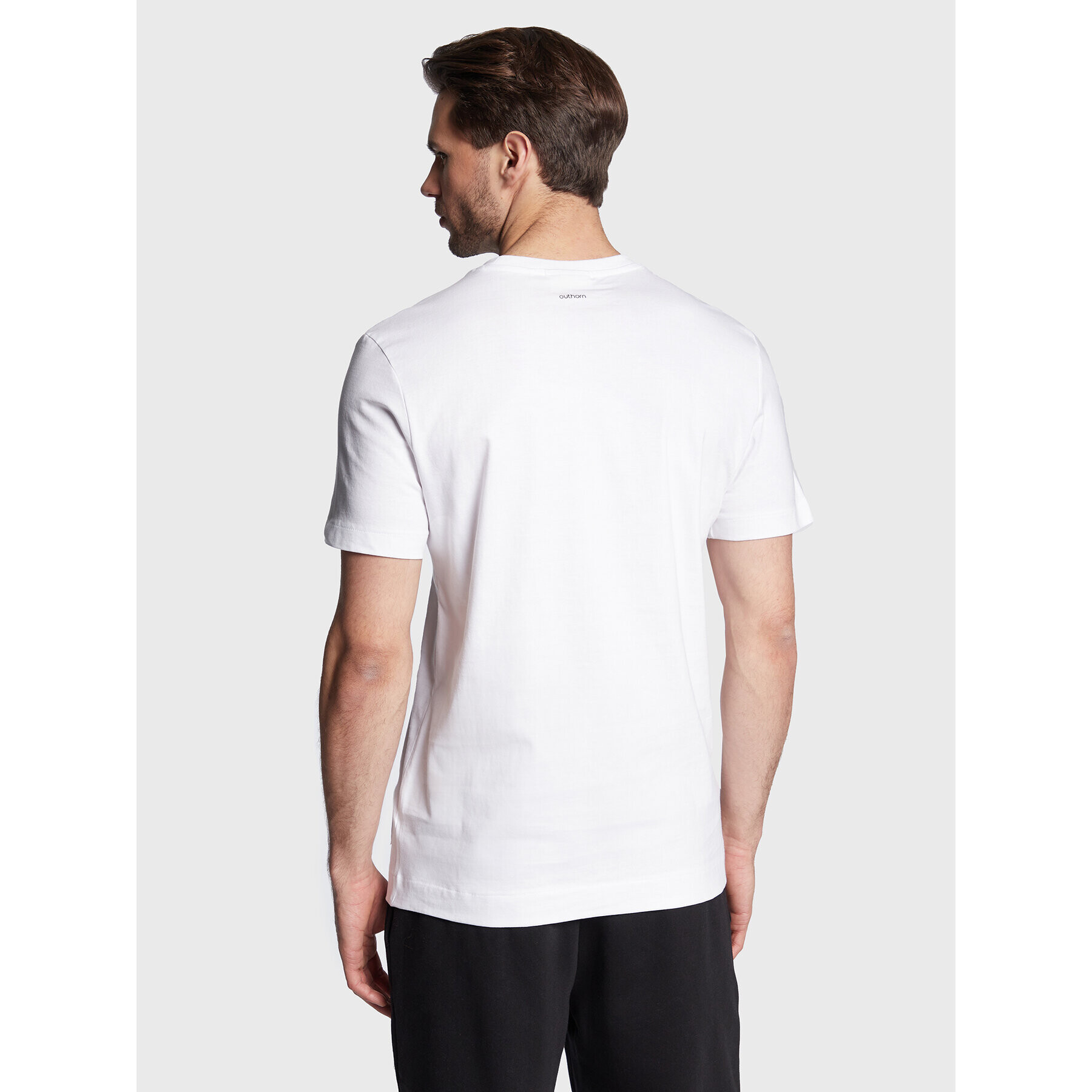 Outhorn Тишърт TTSHM108 Бял Regular Fit - Pepit.bg