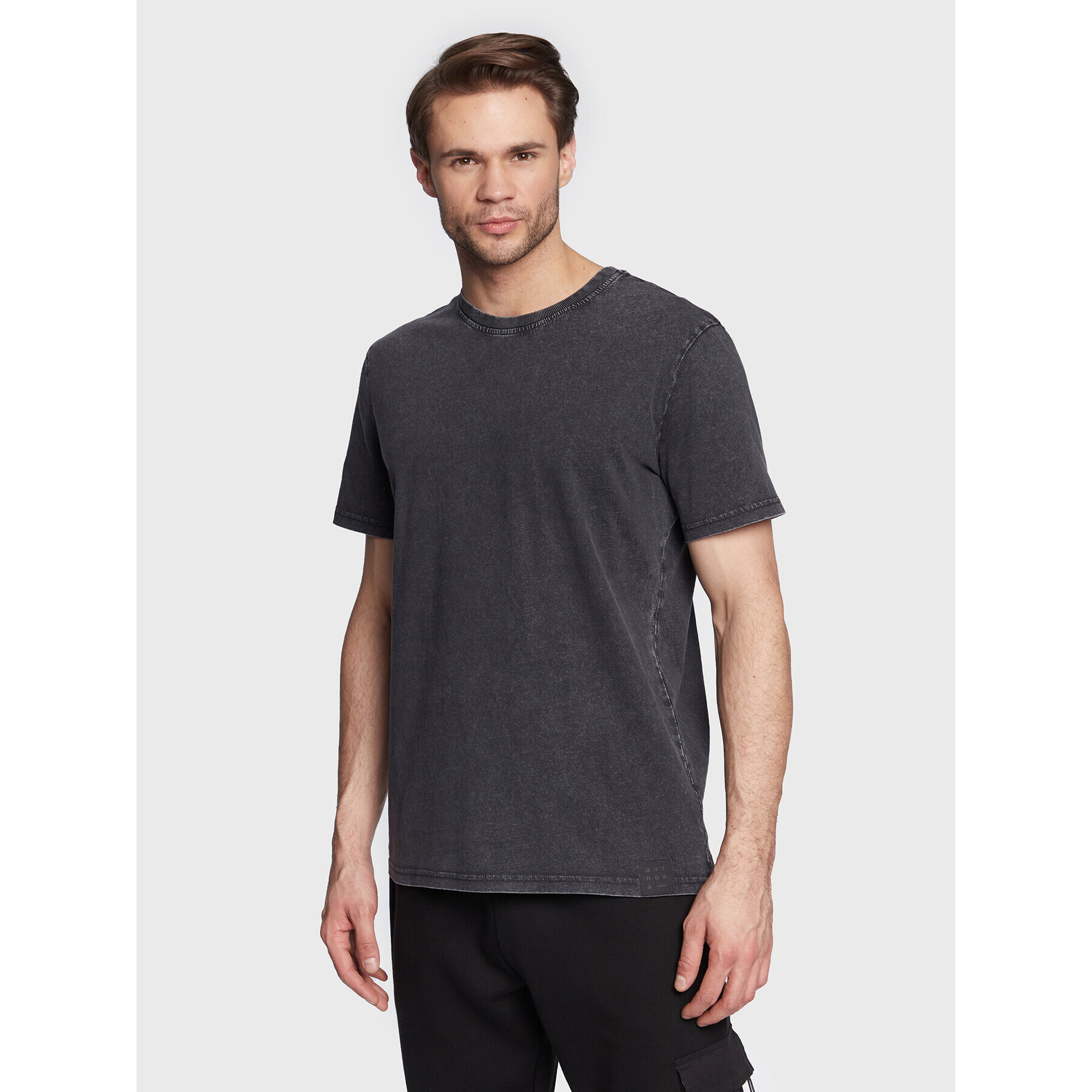 Outhorn Тишърт TTSHM110 Сив Regular Fit - Pepit.bg