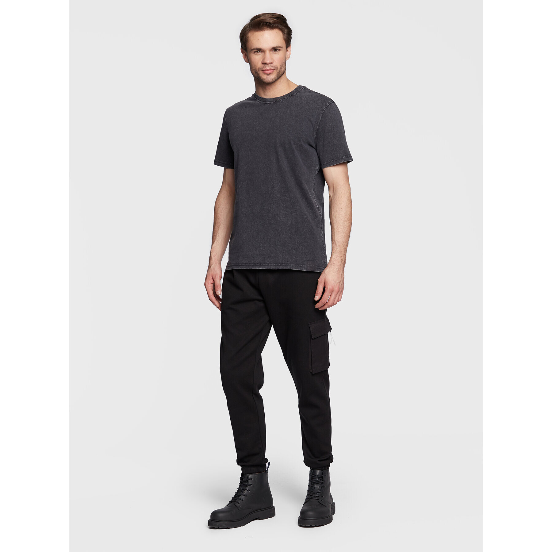 Outhorn Тишърт TTSHM110 Сив Regular Fit - Pepit.bg