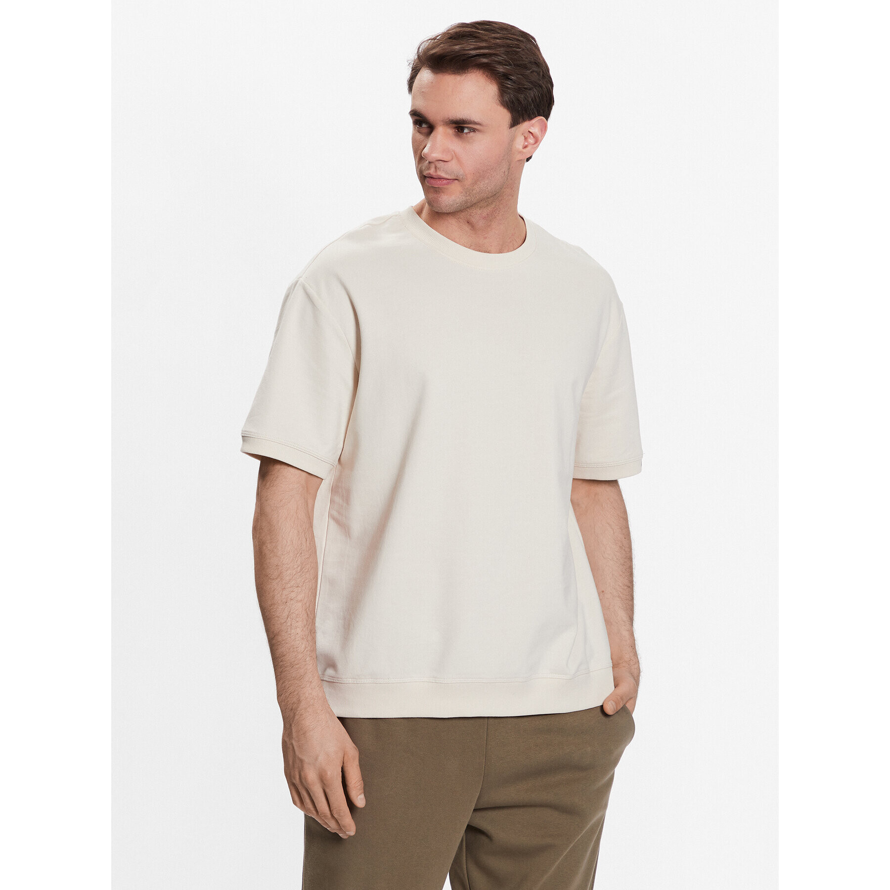 Outhorn Тишърт TTSHM448 Екрю Regular Fit - Pepit.bg
