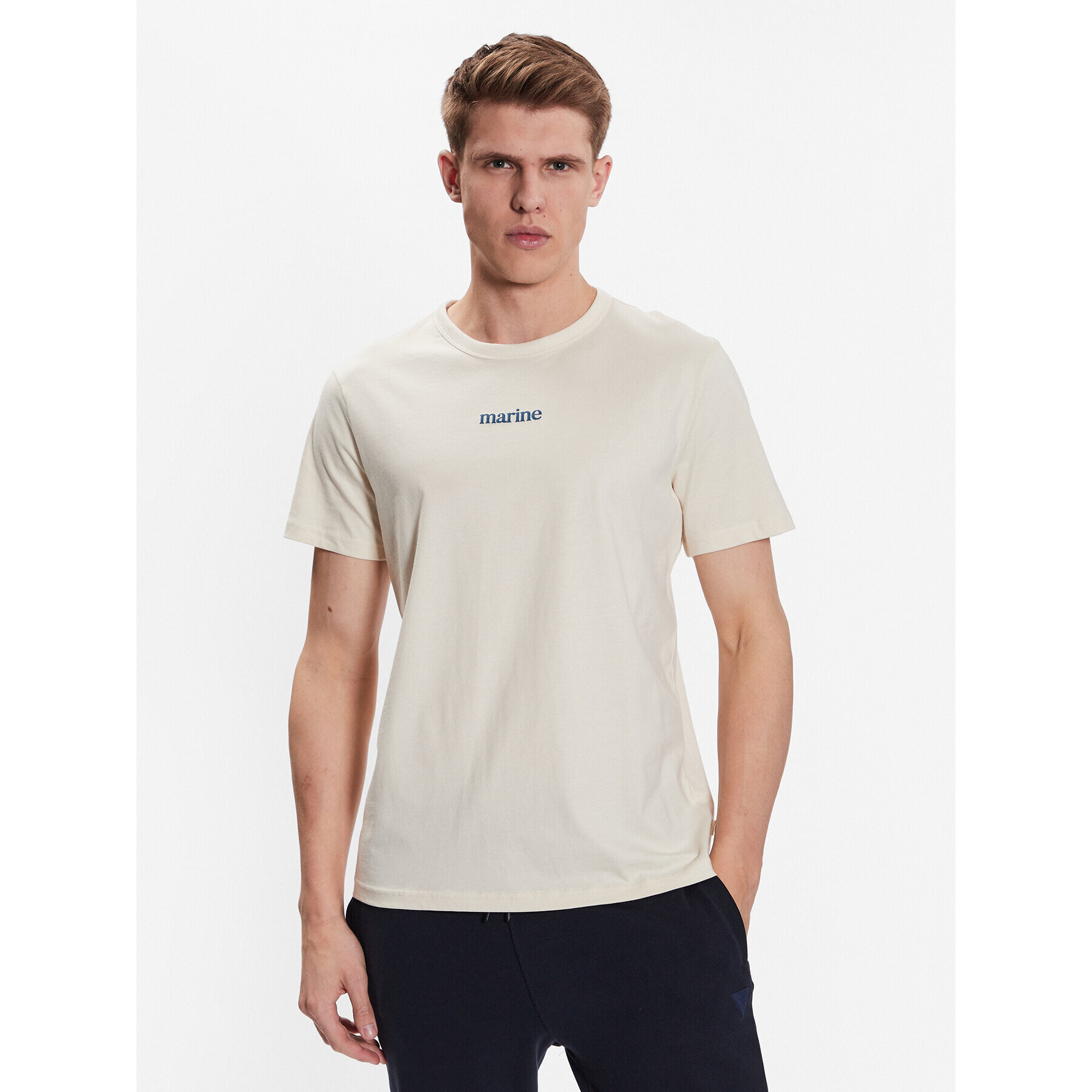Outhorn Тишърт TTSHM457 Екрю Regular Fit - Pepit.bg