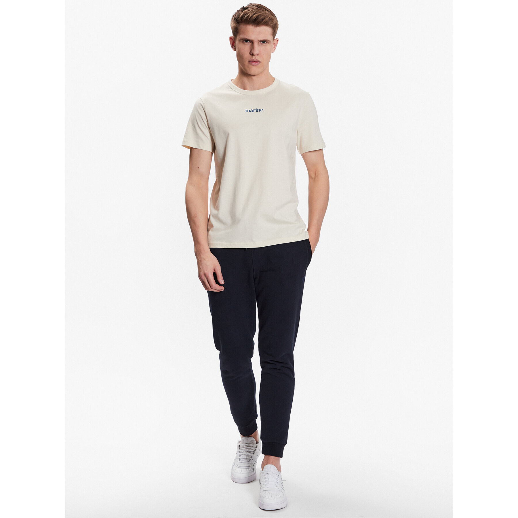 Outhorn Тишърт TTSHM457 Екрю Regular Fit - Pepit.bg