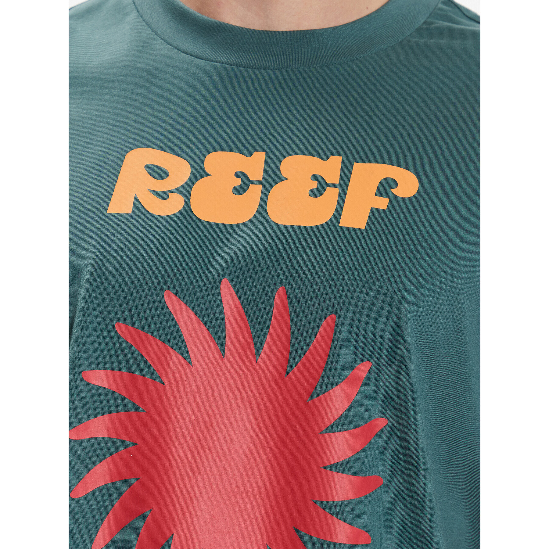 Outhorn Тишърт TTSHM461 Зелен Regular Fit - Pepit.bg