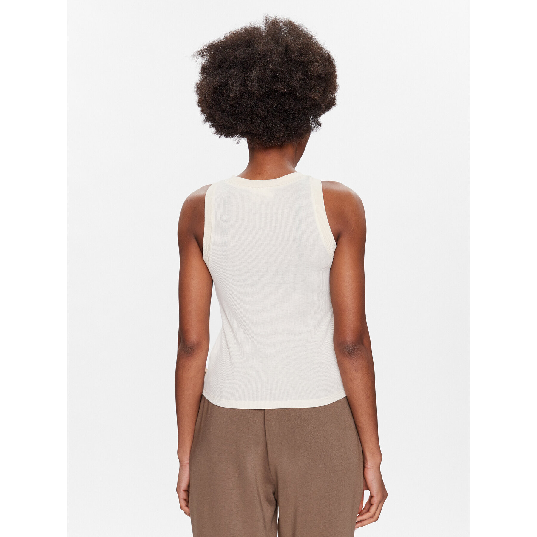 Outhorn топ TSLEF006 Екрю Regular Fit - Pepit.bg