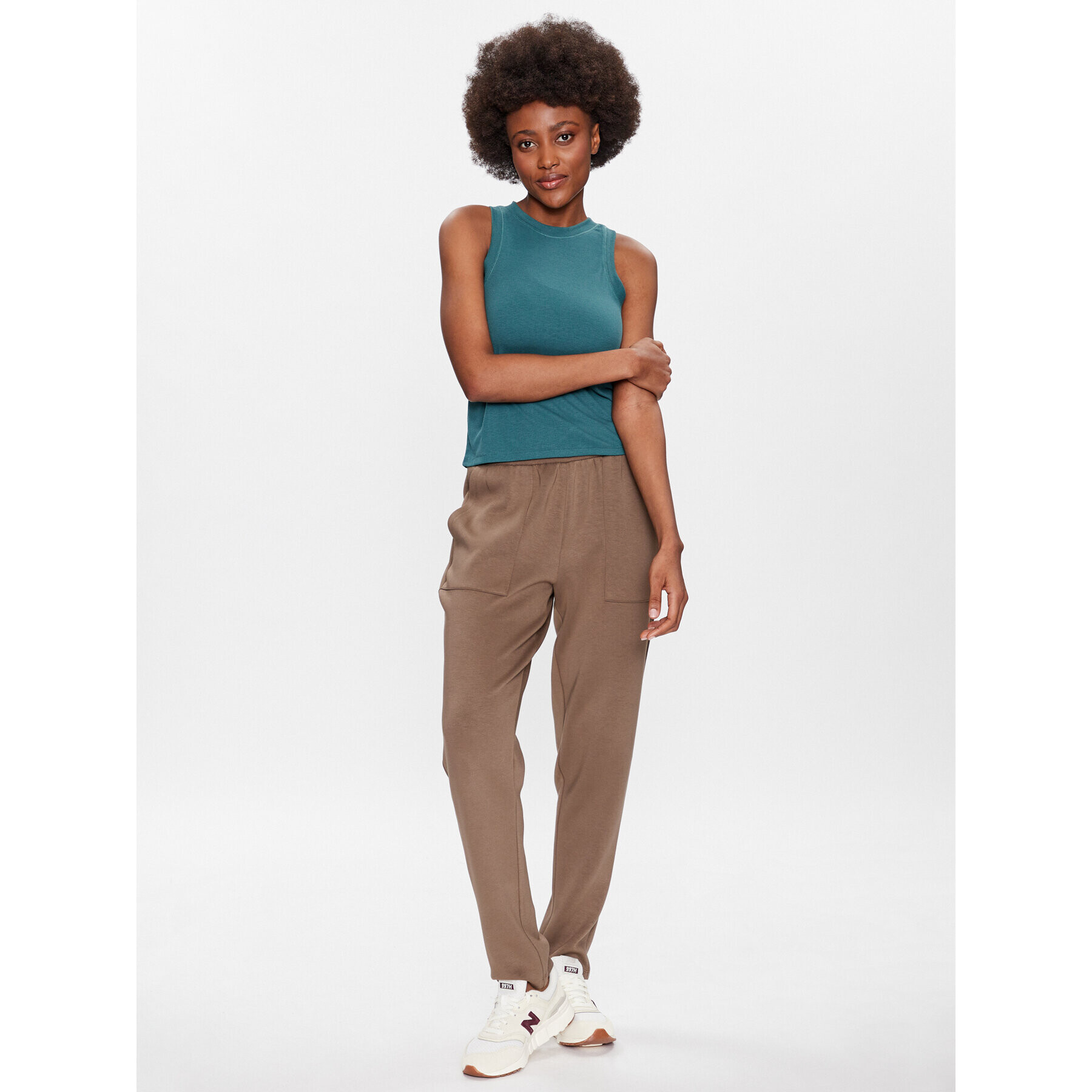 Outhorn топ TSLEF006 Зелен Regular Fit - Pepit.bg