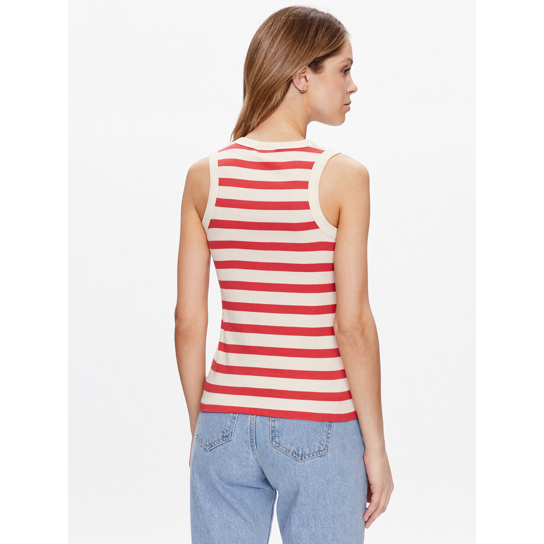 Outhorn топ TSLEF007 Червен Regular Fit - Pepit.bg