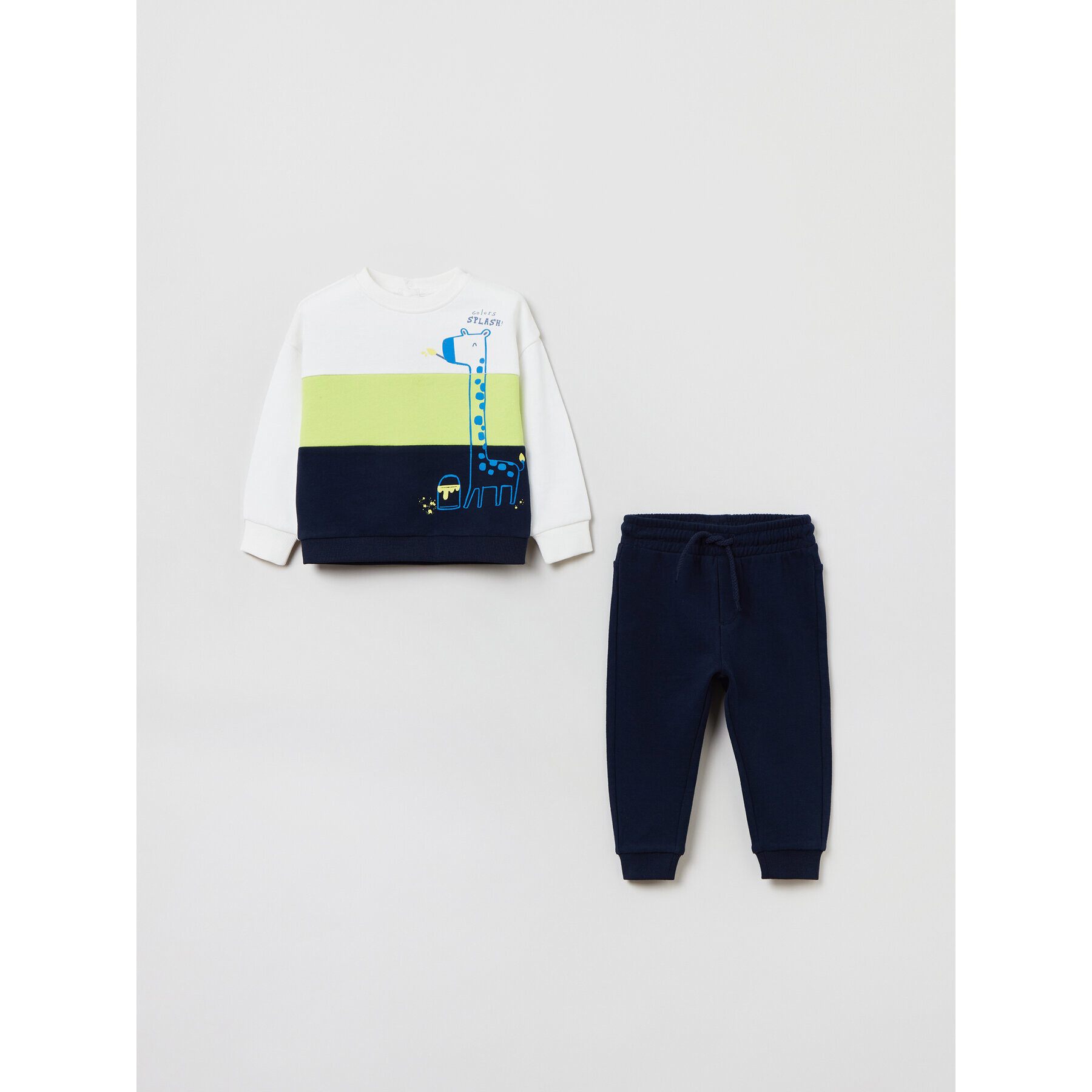 OVS Анцуг 1685689 Тъмносин Regular Fit - Pepit.bg