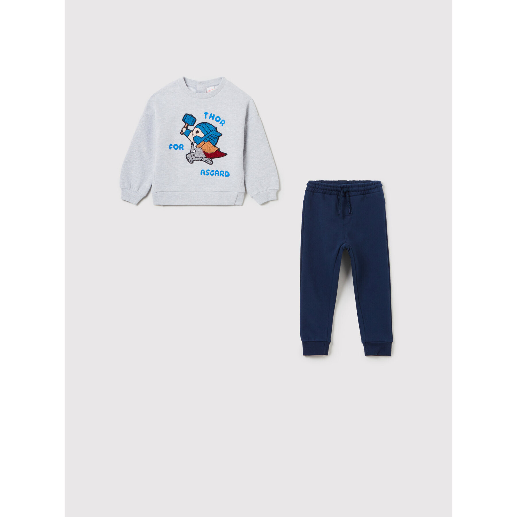 OVS Анцуг MARVEL 1343754 Сив Regular Fit - Pepit.bg