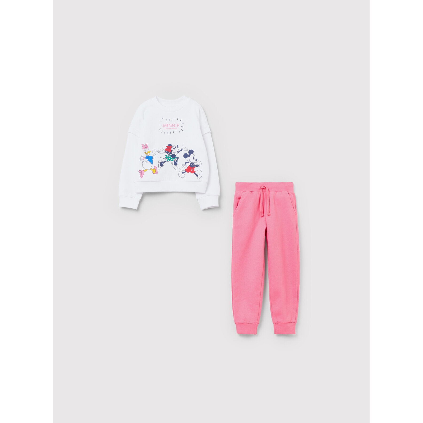 OVS Анцуг MICKEY & FRIENDS 1434245 Бял Regular Fit - Pepit.bg