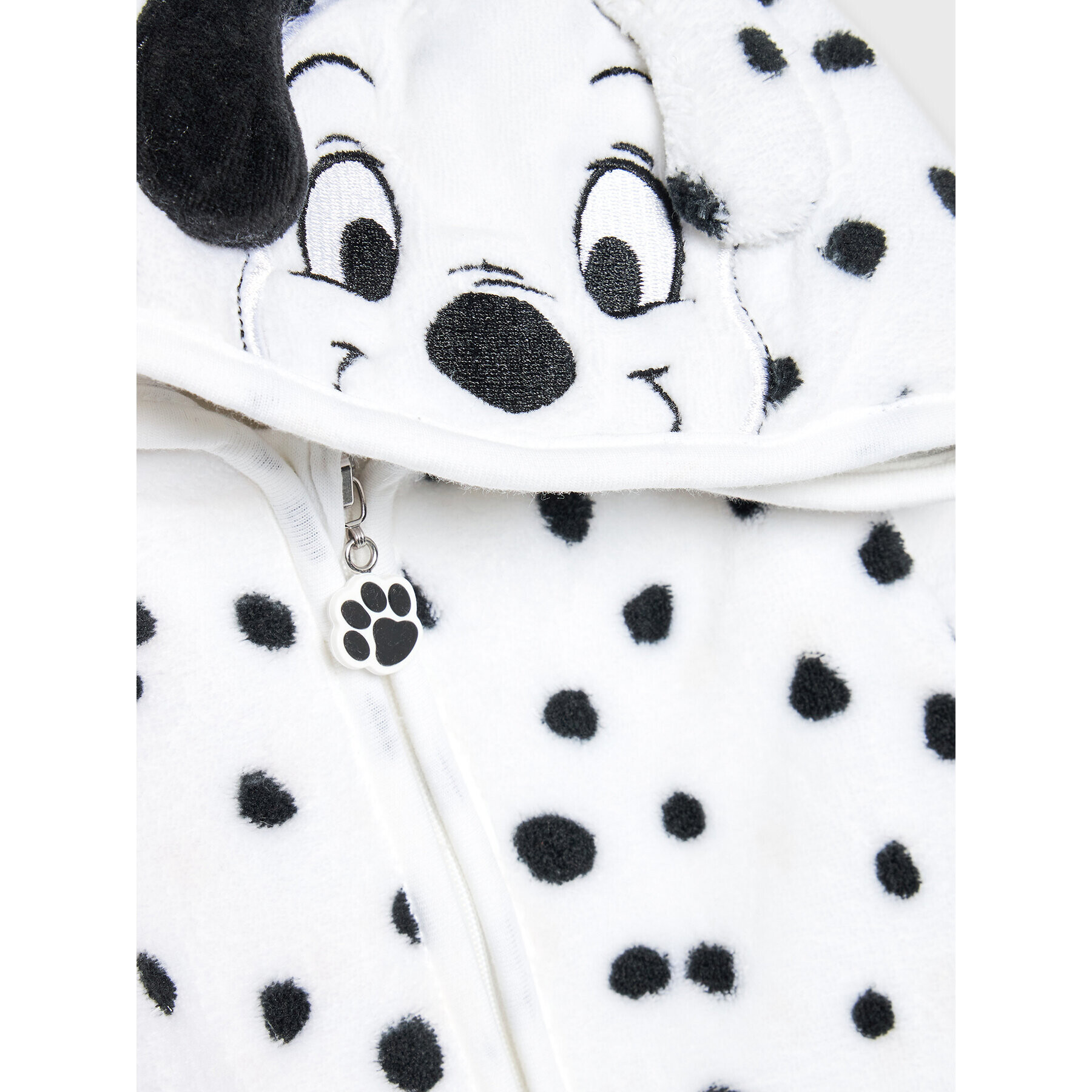 OVS Бебешки гащеризон със стъпала DISNEY 1619264 Бял Regular Fit - Pepit.bg