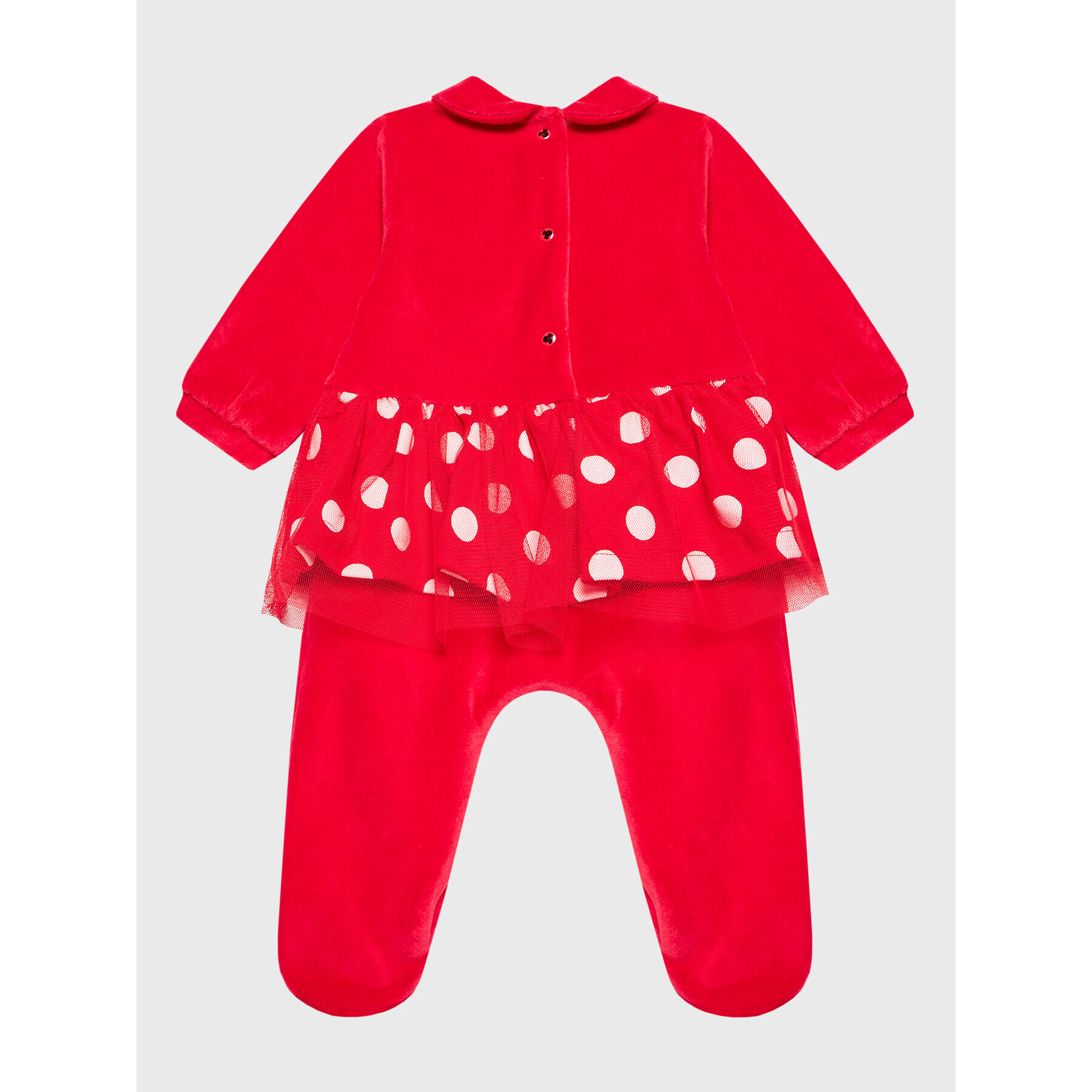 OVS Бебешки гащеризон със стъпала DISNEY 1619350 Червен Regular Fit - Pepit.bg