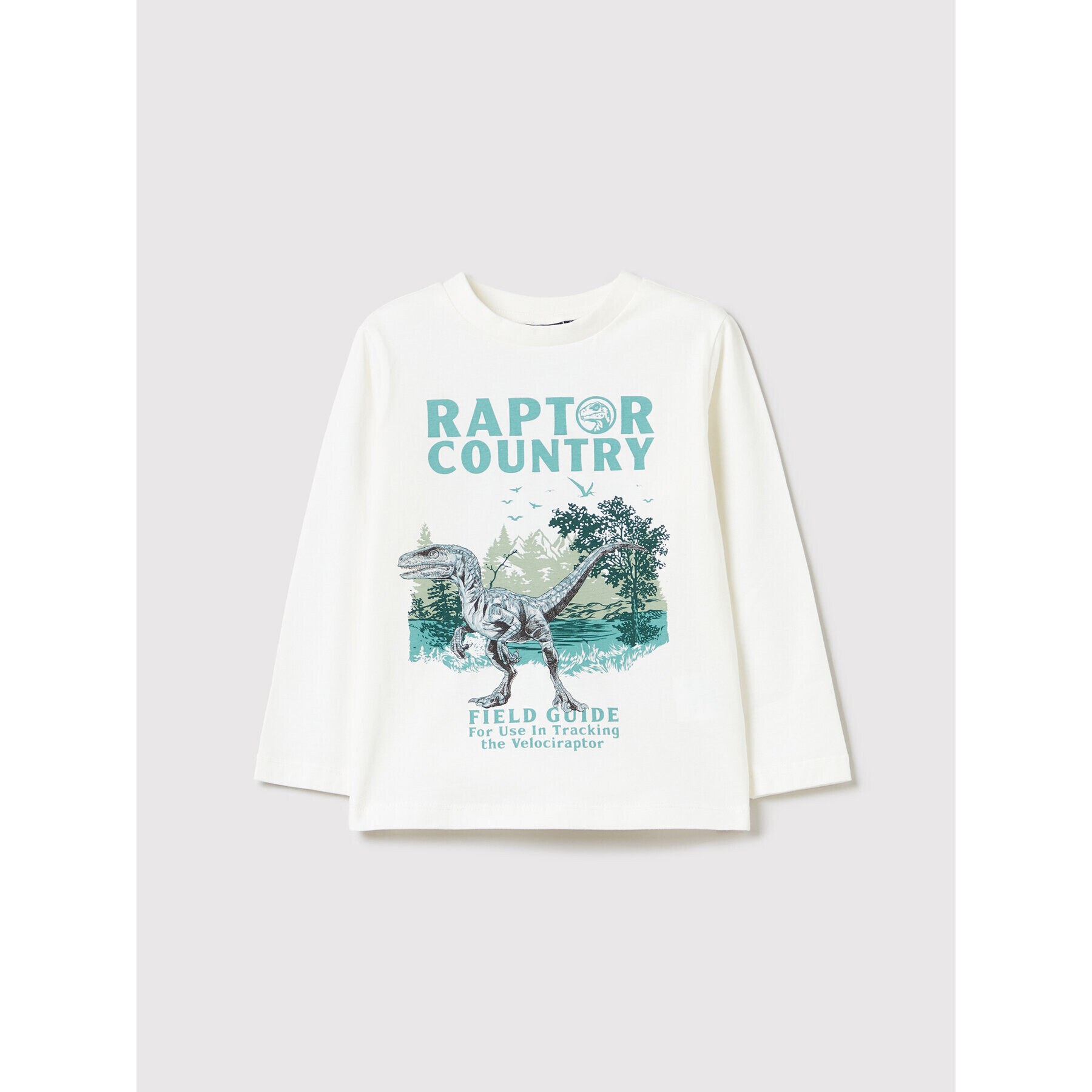 OVS Блуза JURASSIC WORLD 1349633 Бял Regular Fit - Pepit.bg