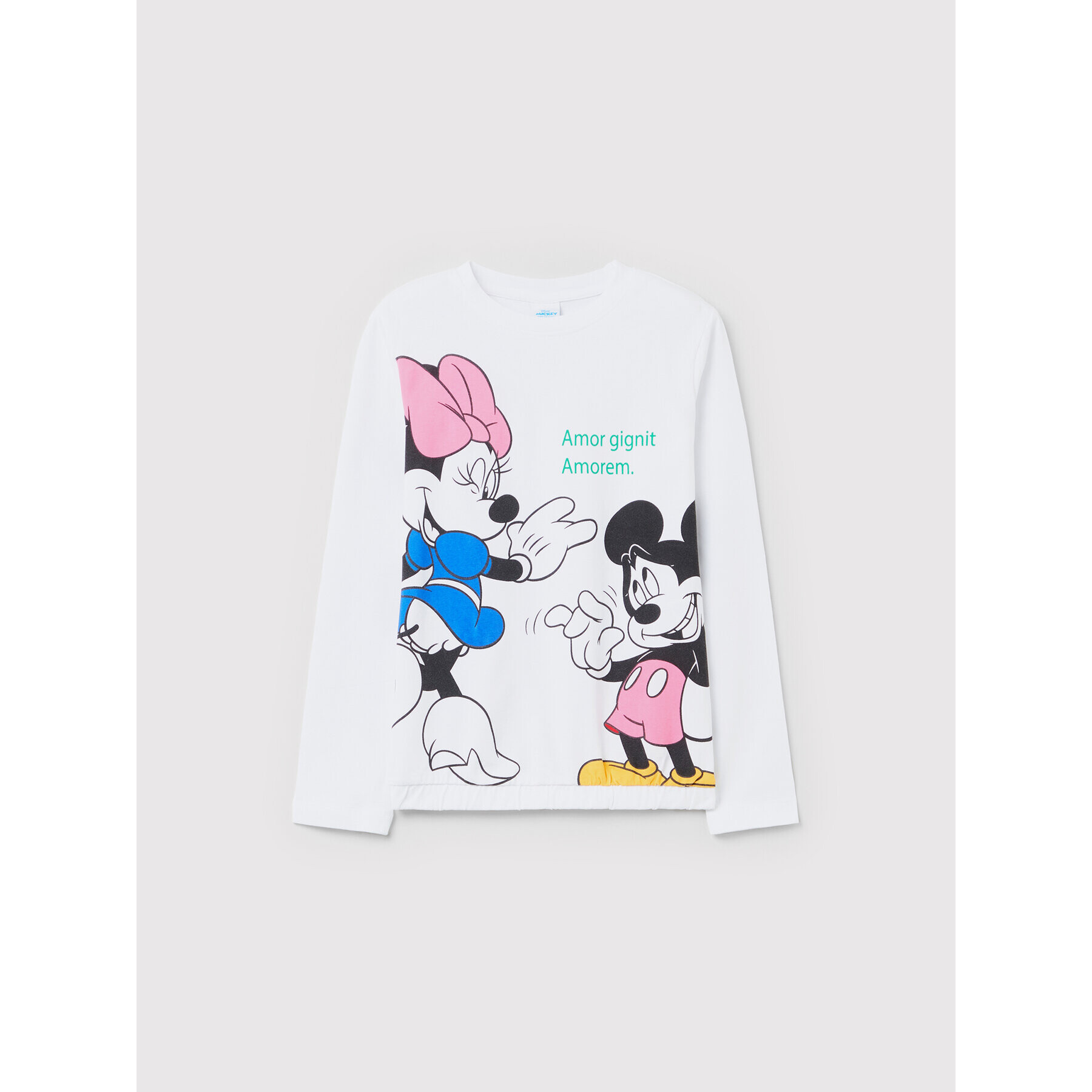 OVS Блуза MICKEY & FRIENDS 1434334 Бял Regular Fit - Pepit.bg