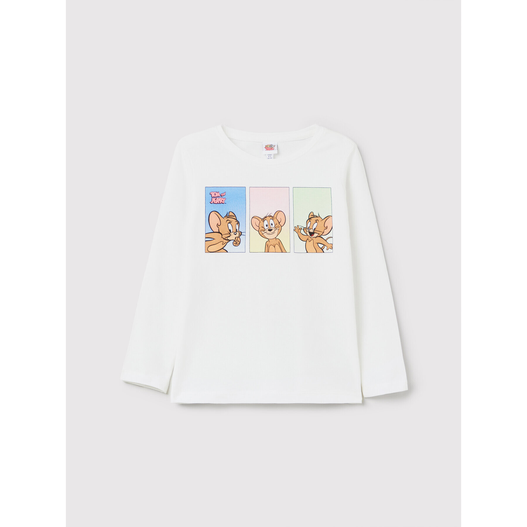 OVS Блуза TOM AND JERRY 1439167 Бял Regular Fit - Pepit.bg