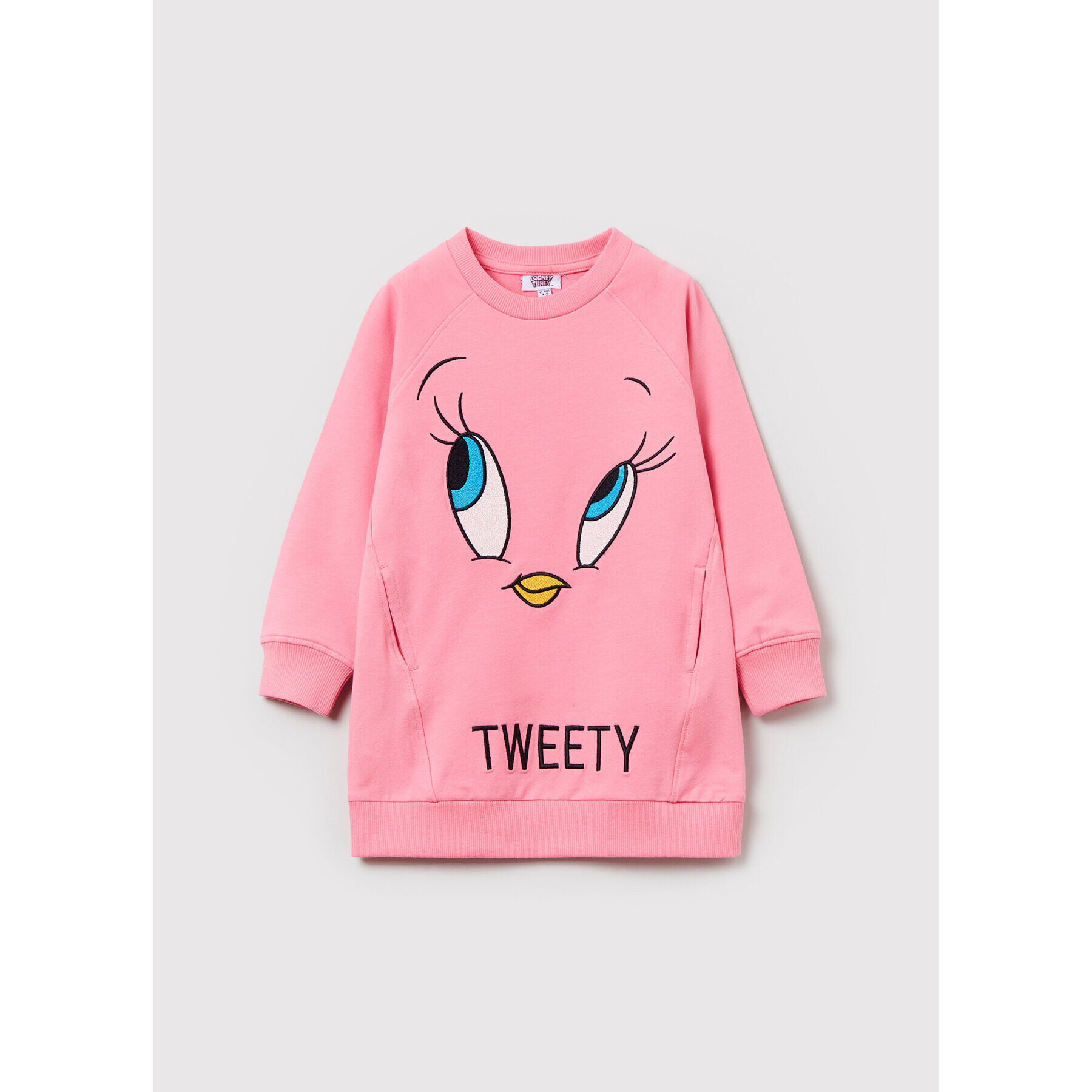 OVS Ежедневна рокля LOONEY TUNES 1439125 Розов Regular Fit - Pepit.bg