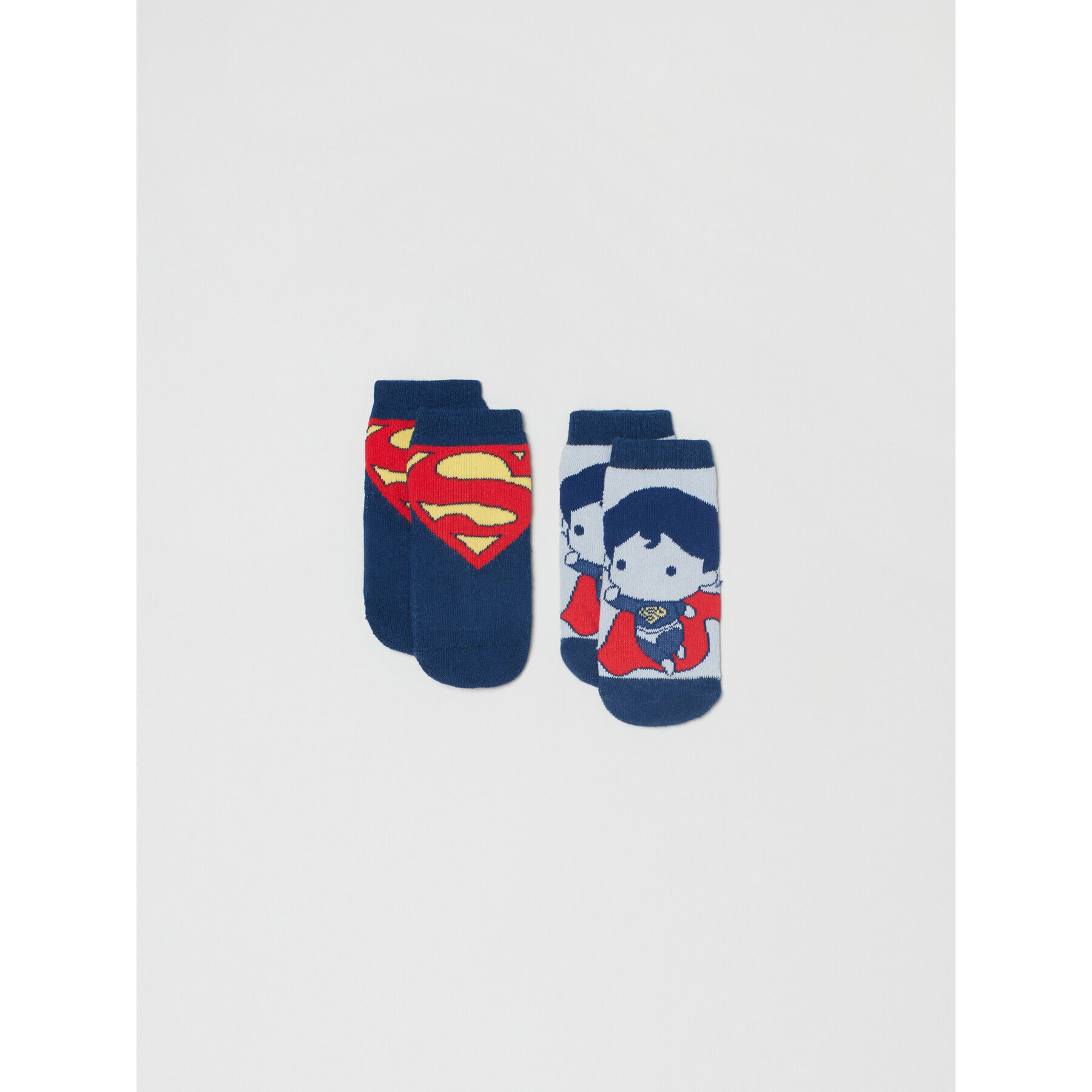 OVS Комплект 2 чифта дълги чорапи детски SUPERMAN 1627427 Тъмносин - Pepit.bg