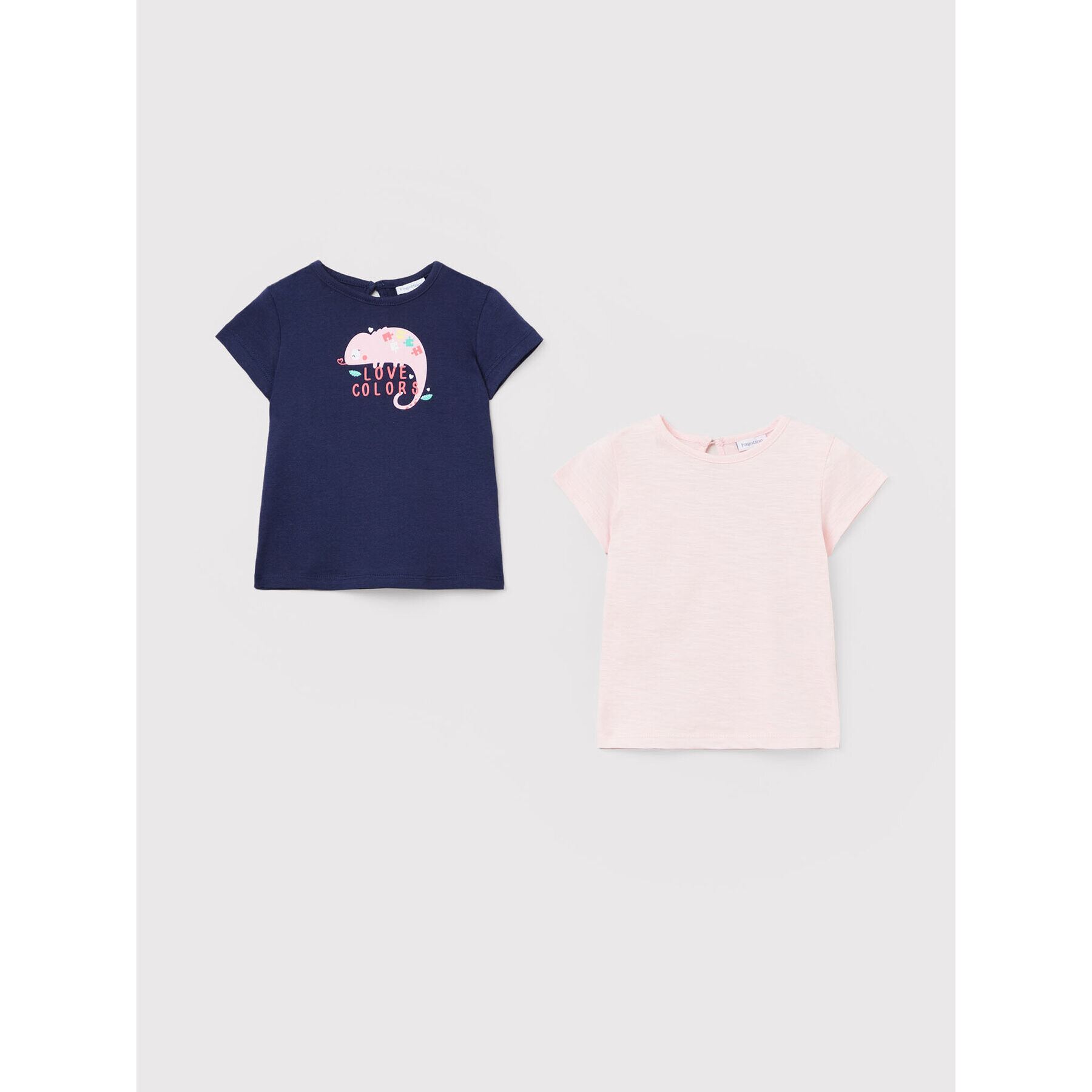 OVS Комплект 2 тишъртки 1496186 Цветен Regular Fit - Pepit.bg