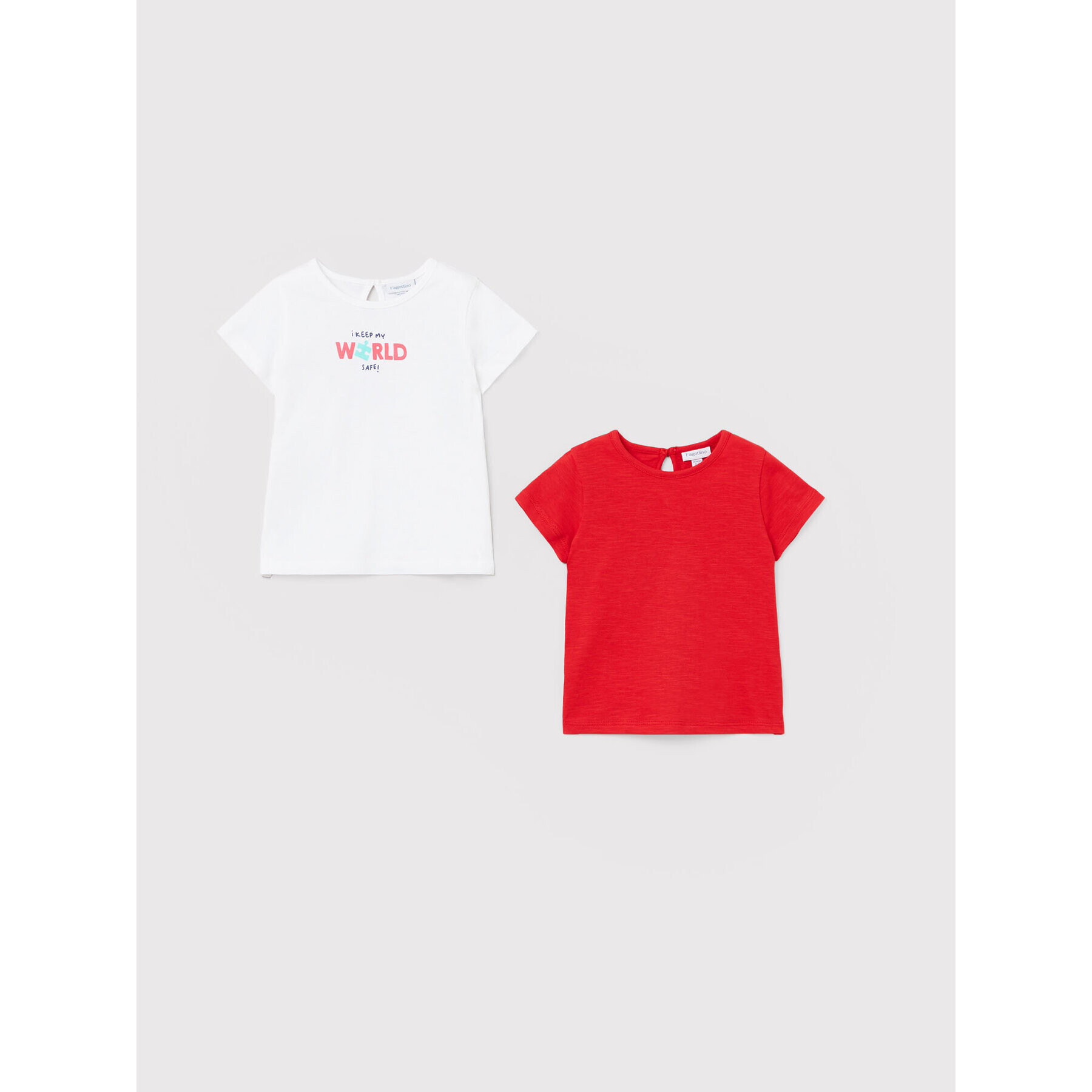 OVS Комплект 2 тишъртки 1496196 Цветен Regular Fit - Pepit.bg