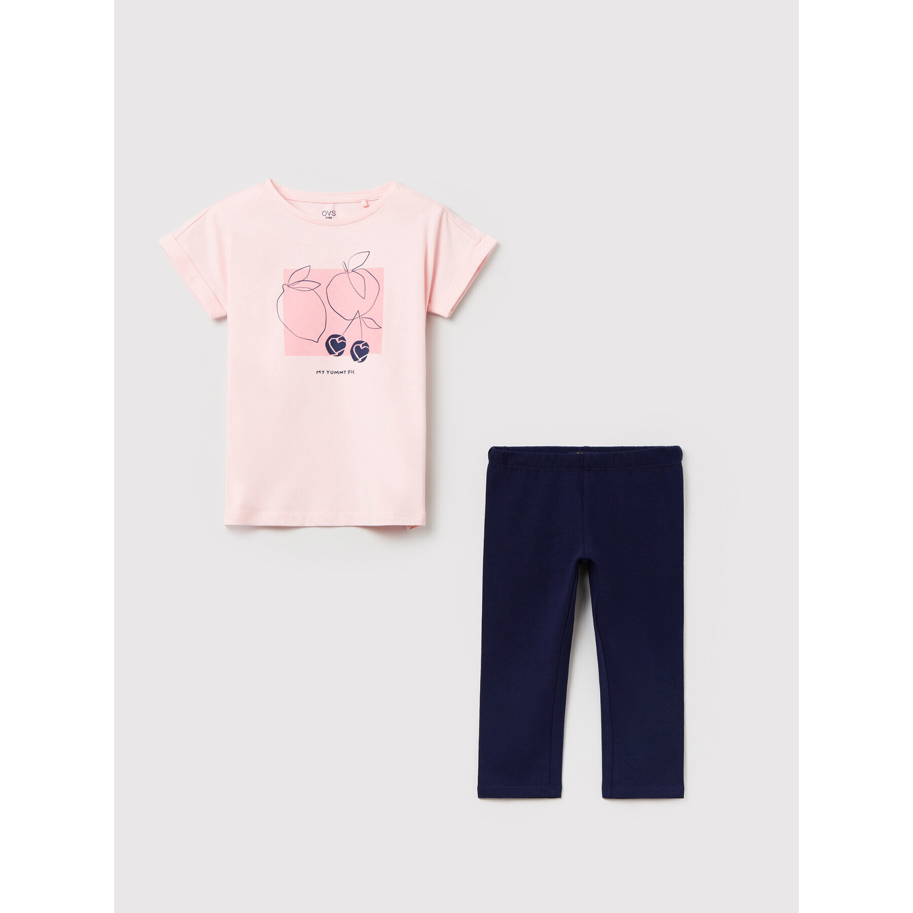 OVS Комплект блуза и клин 1489082 Розов Regular Fit - Pepit.bg