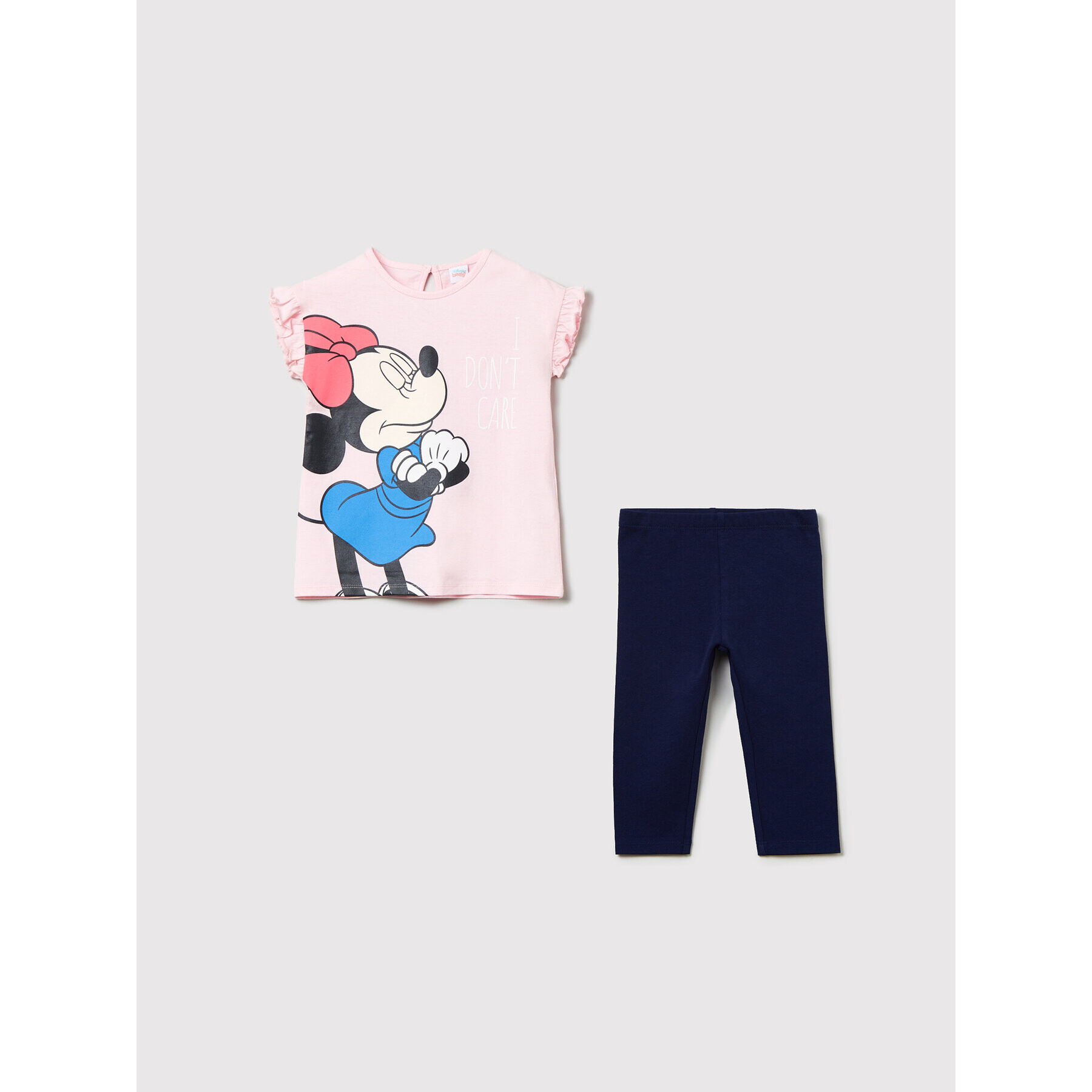 OVS Комплект тишърт и клин DISNEY 1487486 Розов Regular Fit - Pepit.bg