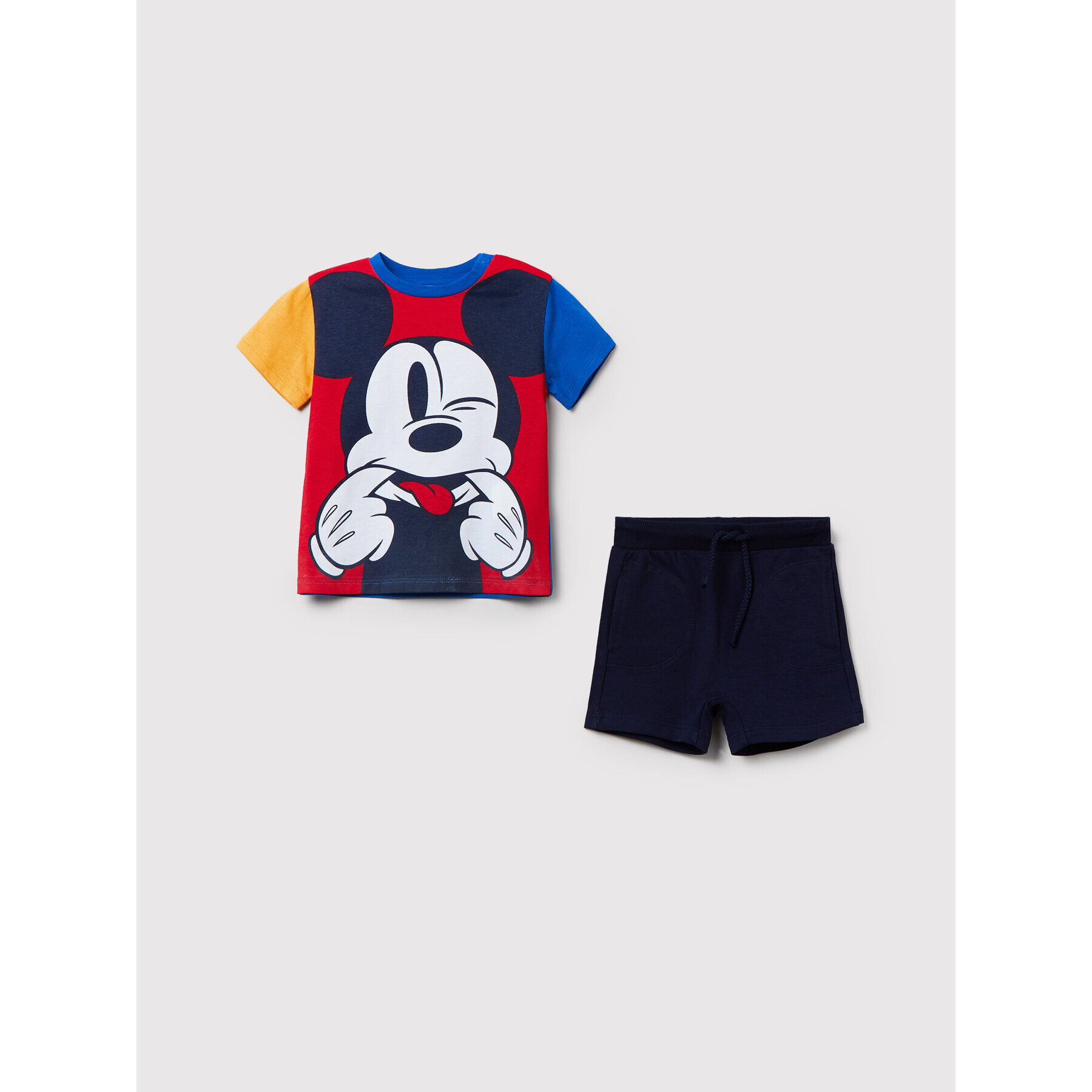 OVS Комплект тишърт и панталонки DISNEY 1481185 Цветен Regular Fit - Pepit.bg