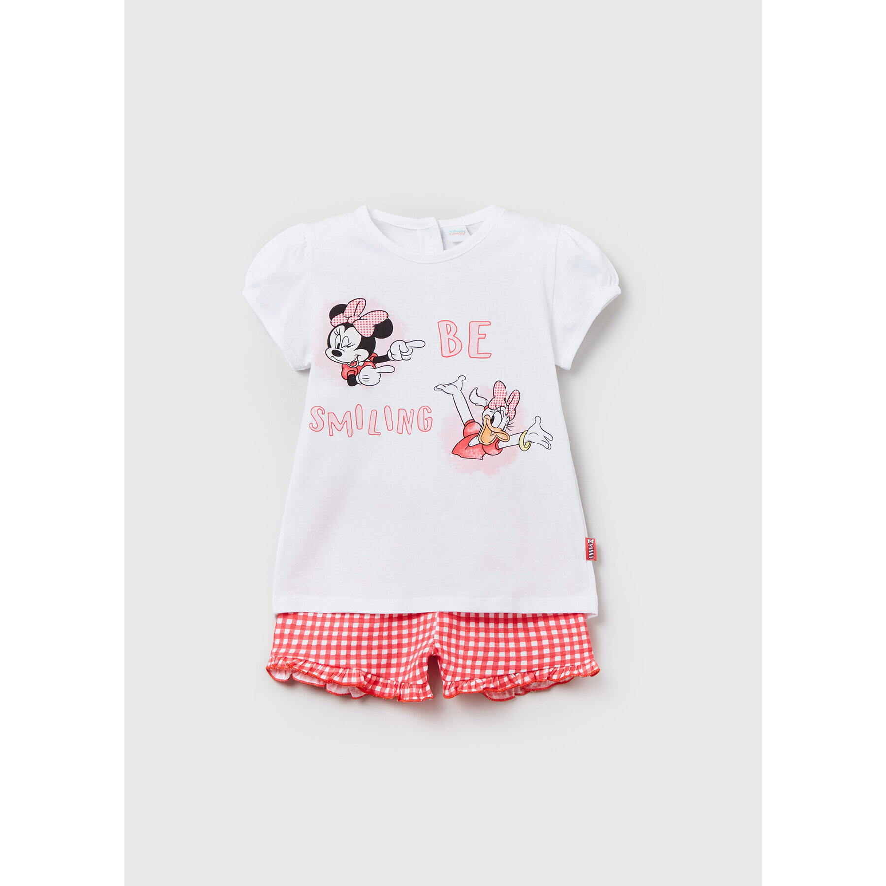 OVS Комплект тишърт и панталонки DISNEY 1516723 Бял Regular Fit - Pepit.bg