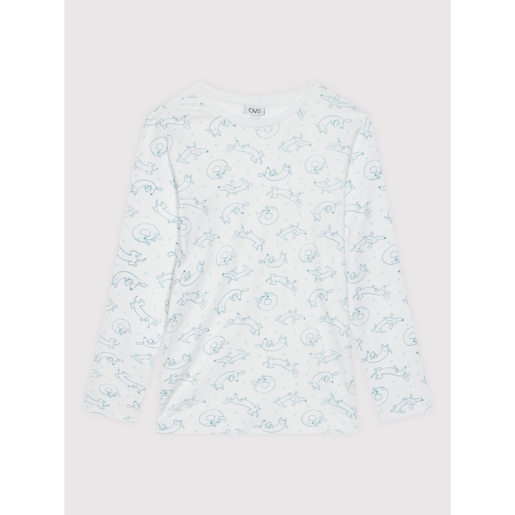 OVS Пижама 1329300 Бял Regular Fit - Pepit.bg