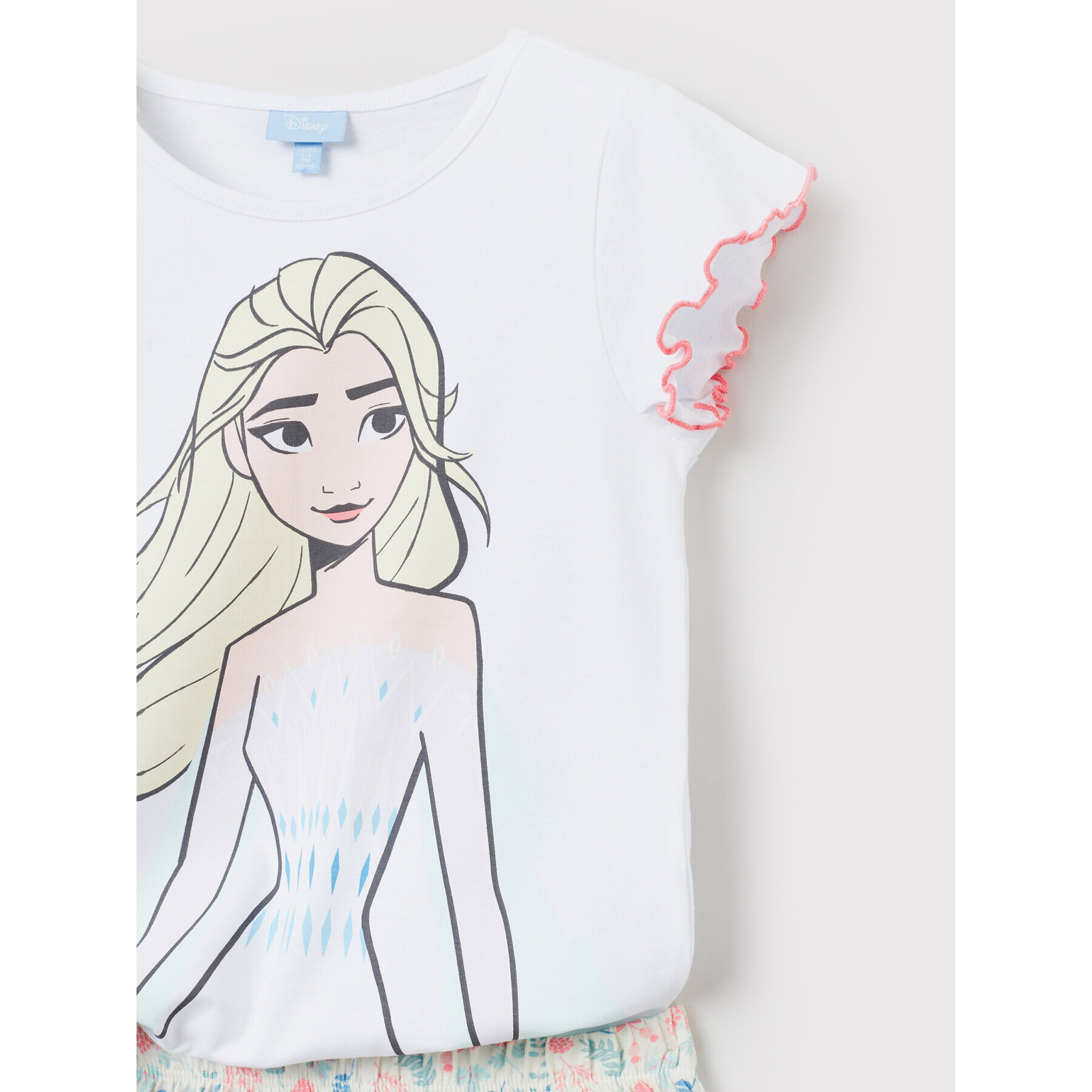 OVS Пижама FROZEN 1577990 Бял Regular Fit - Pepit.bg