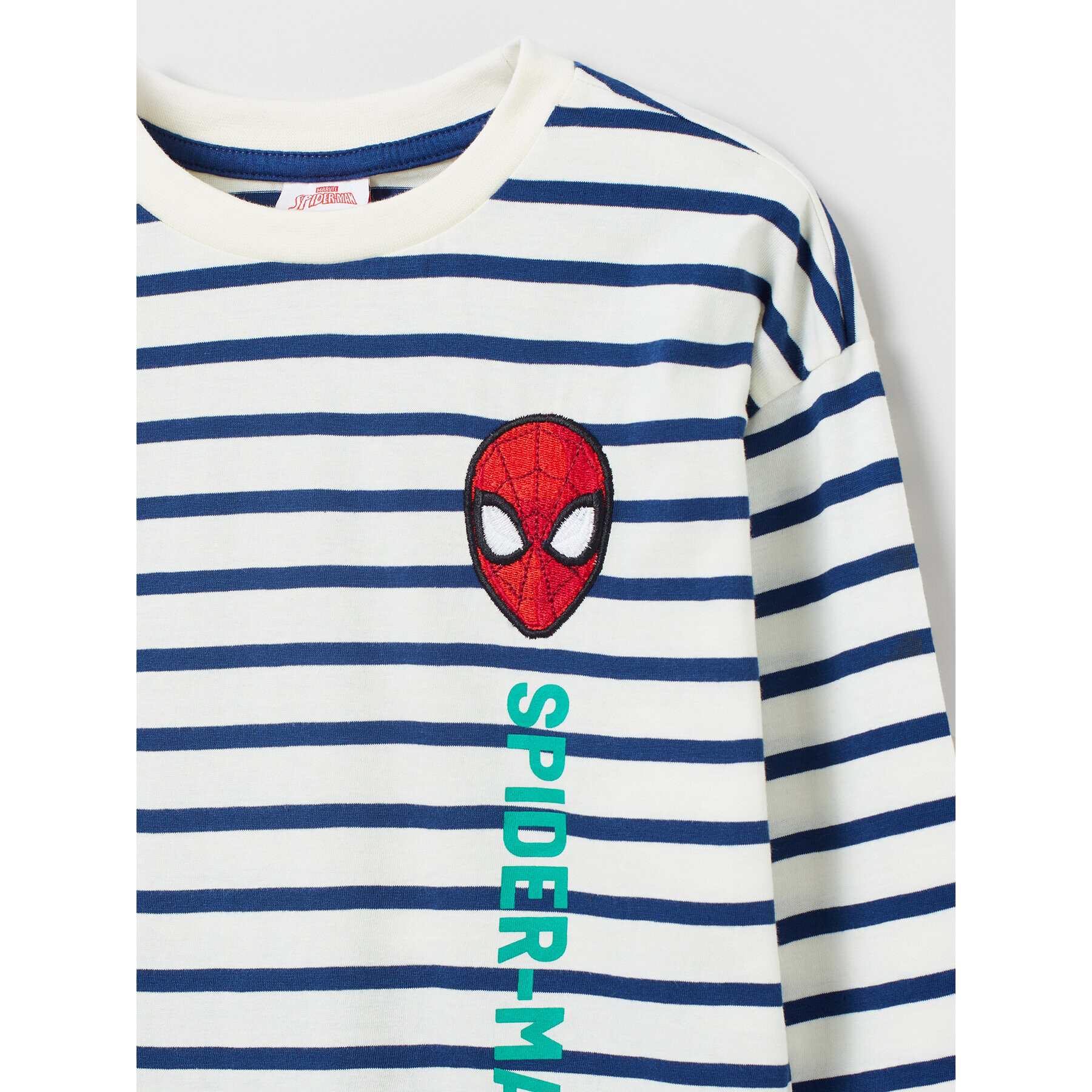 OVS Пижама SPIDER-MAN 1599598 Бял Regular Fit - Pepit.bg