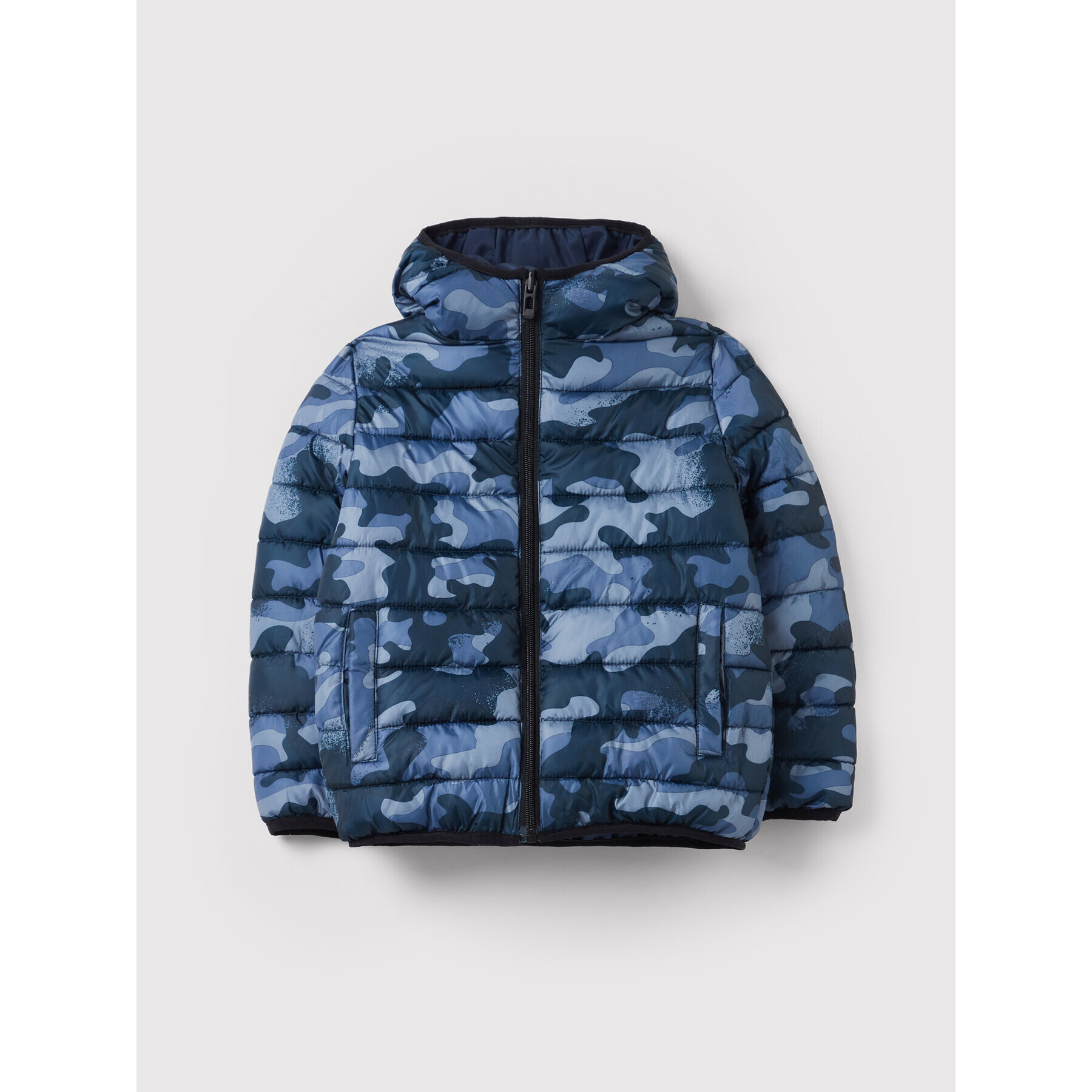 OVS Пухено яке 1323742 Тъмносин Regular Fit - Pepit.bg
