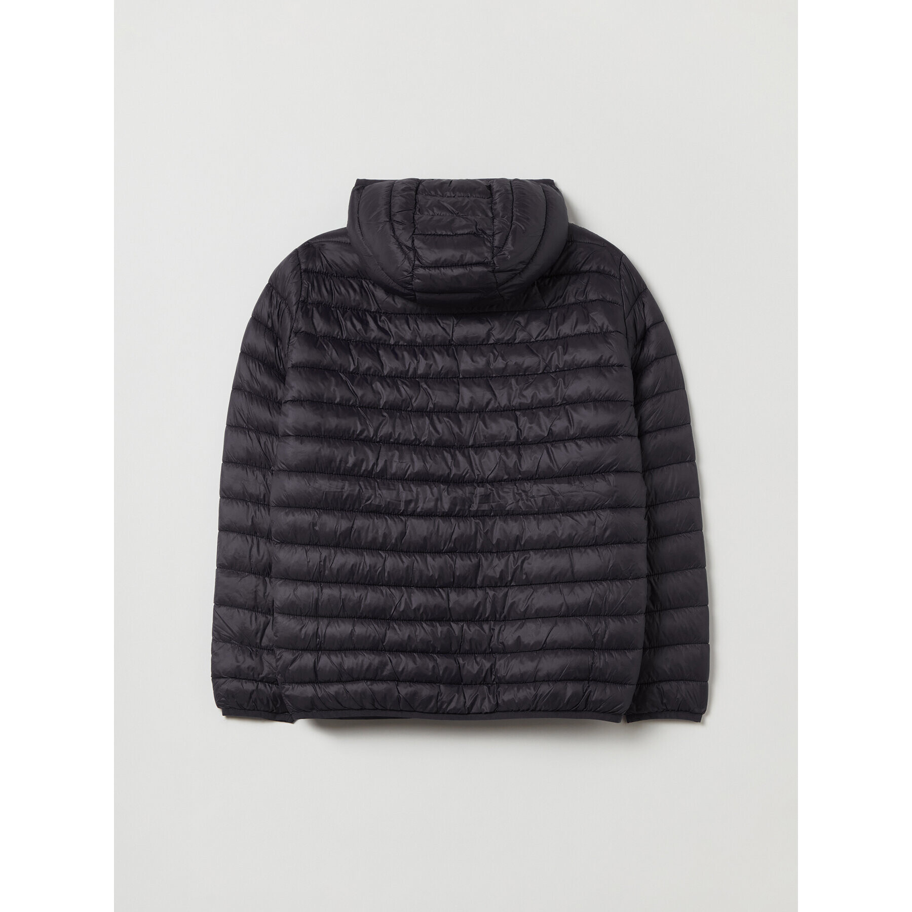 OVS Пухено яке 1783632 Черен Regular Fit - Pepit.bg