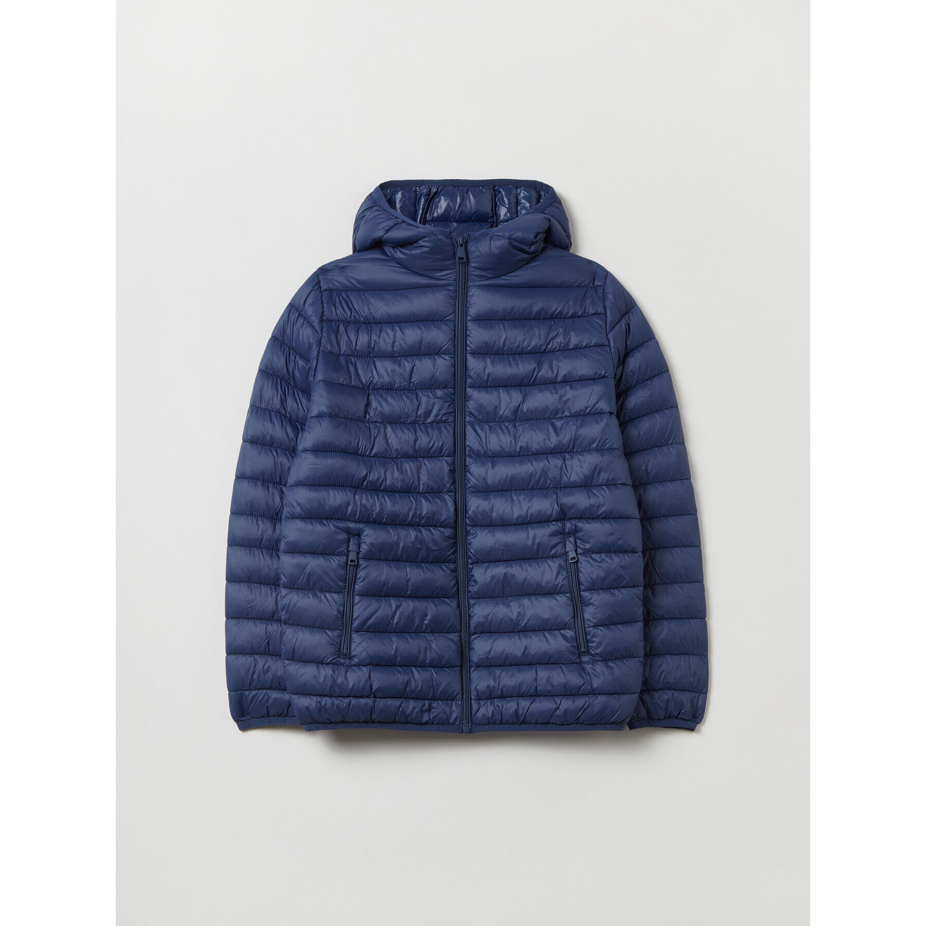 OVS Пухено яке 1783637 Тъмносин Regular Fit - Pepit.bg
