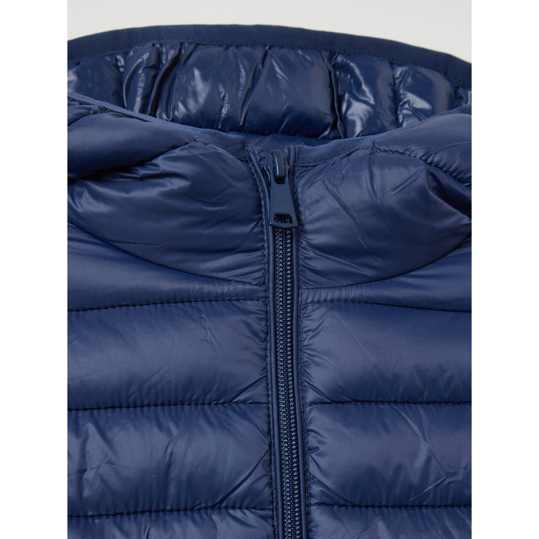 OVS Пухено яке 1783637 Тъмносин Regular Fit - Pepit.bg