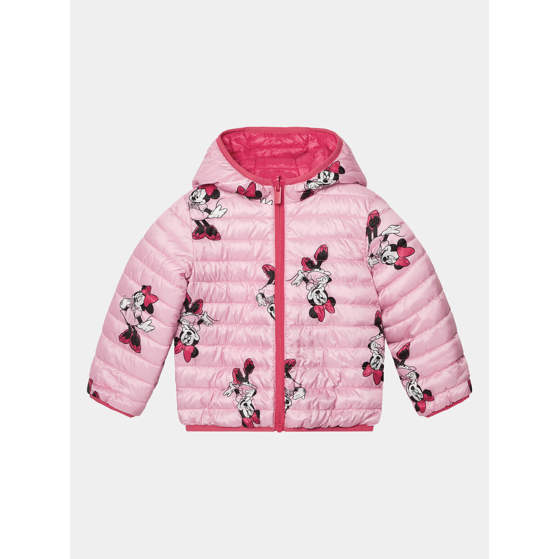 OVS Пухено яке MINNIE 1823633 Розов Regular Fit - Pepit.bg
