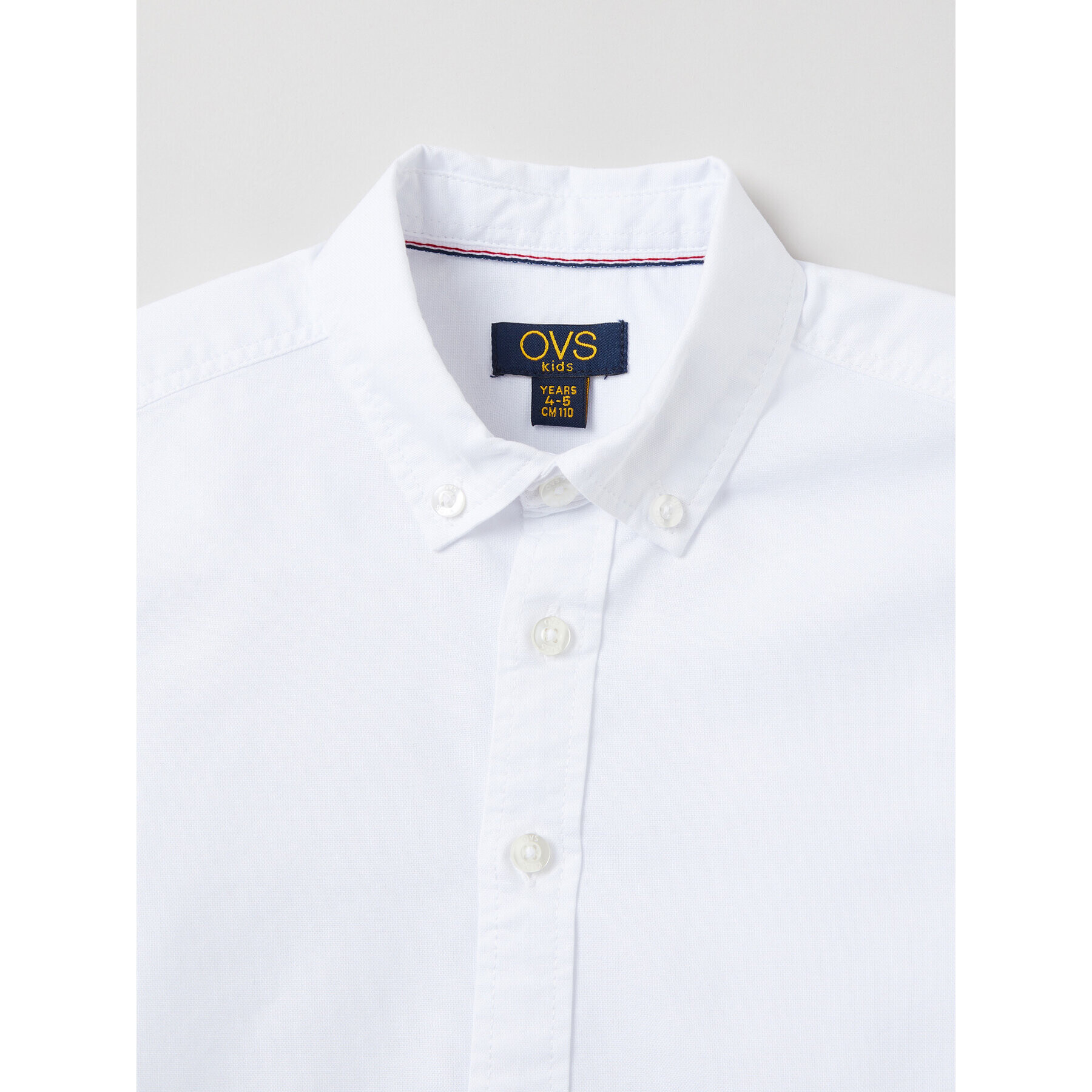 OVS Риза 1825459 Бял Regular Fit - Pepit.bg