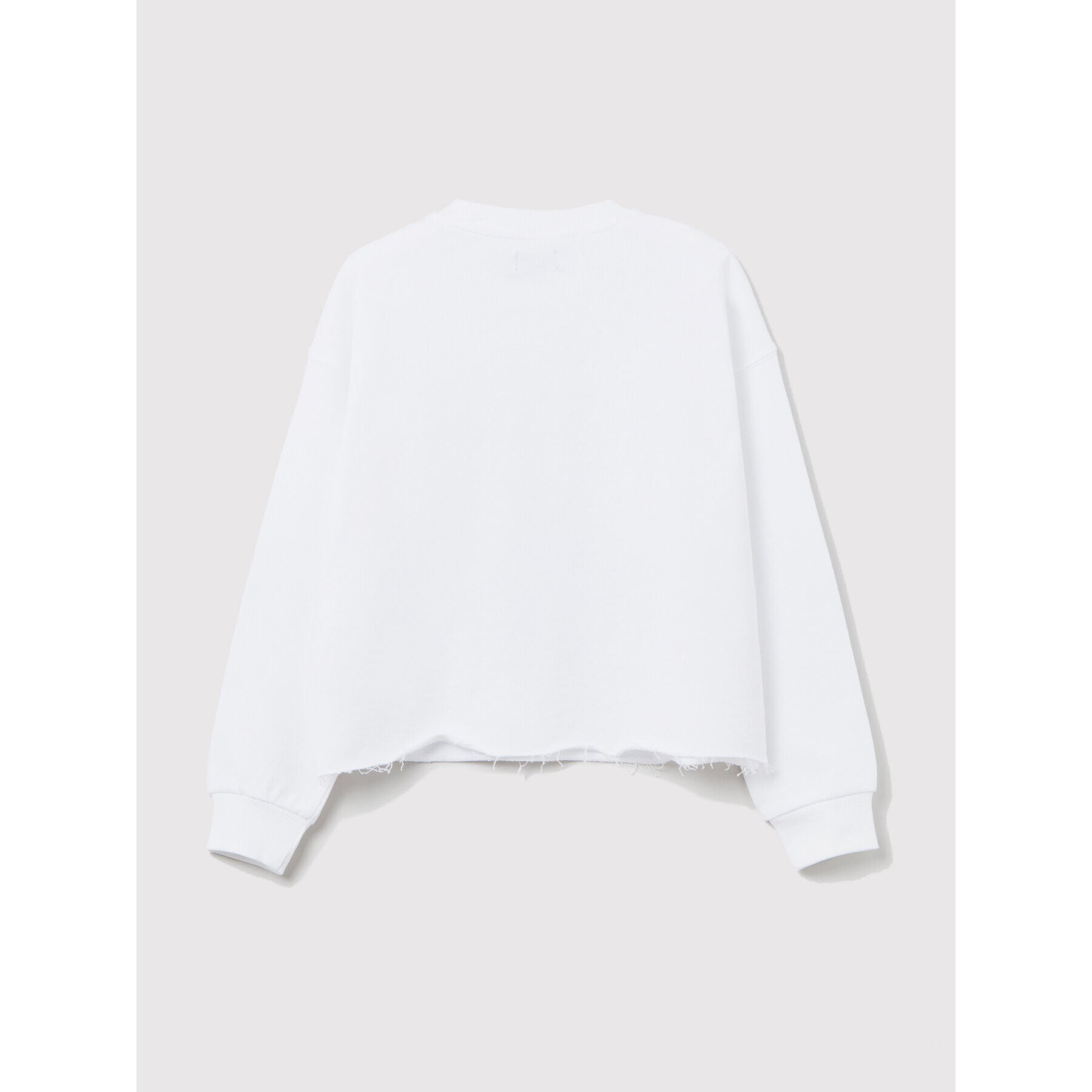 OVS Суитшърт 1433561 Бял Oversize - Pepit.bg