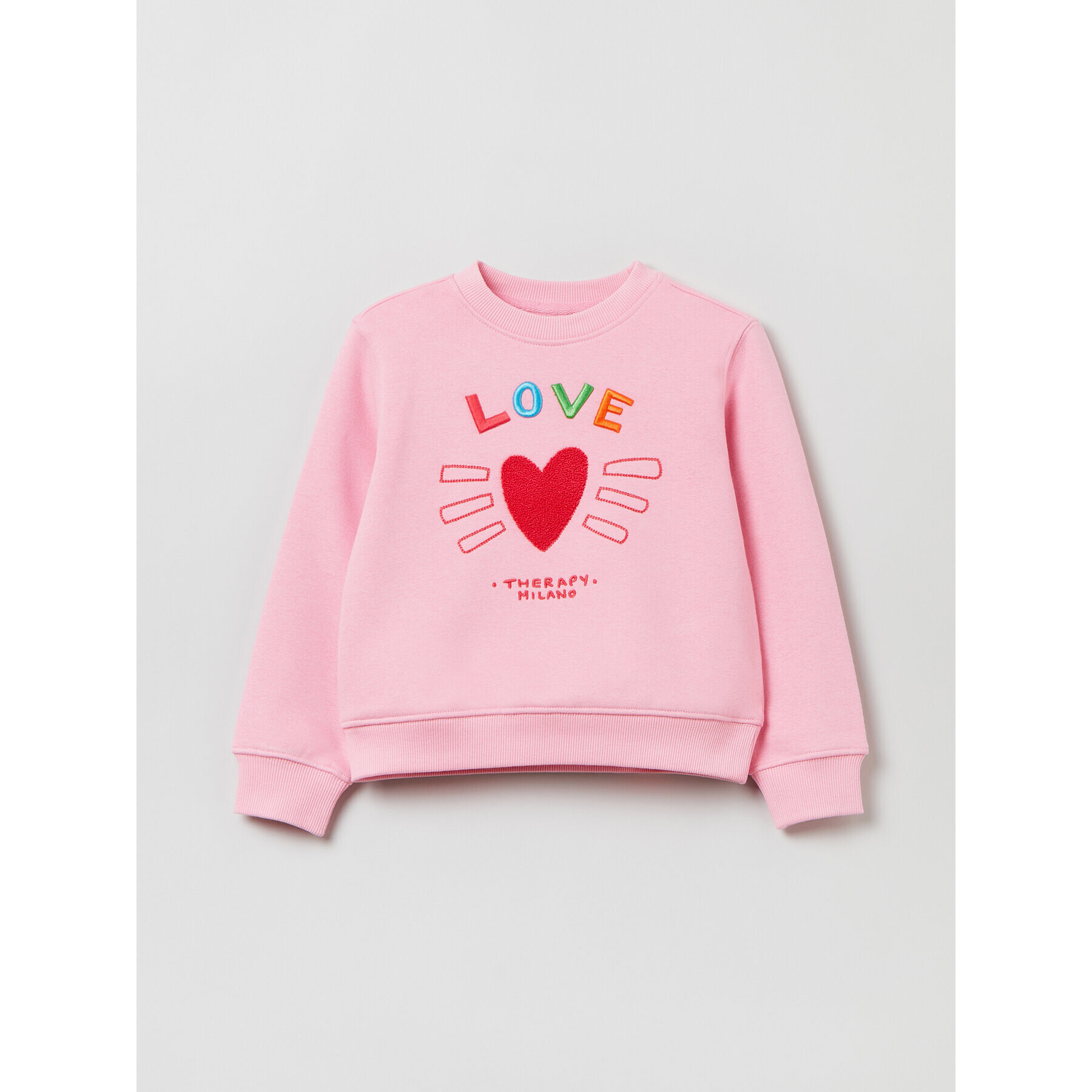 OVS Суитшърт 1636558 Розов Regular Fit - Pepit.bg