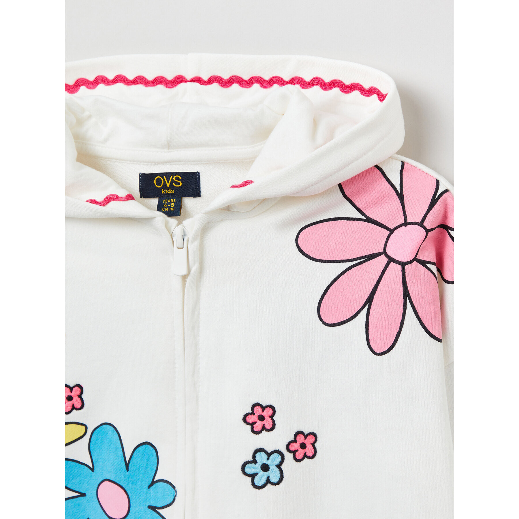 OVS Суитшърт 1703583 Бял Regular Fit - Pepit.bg